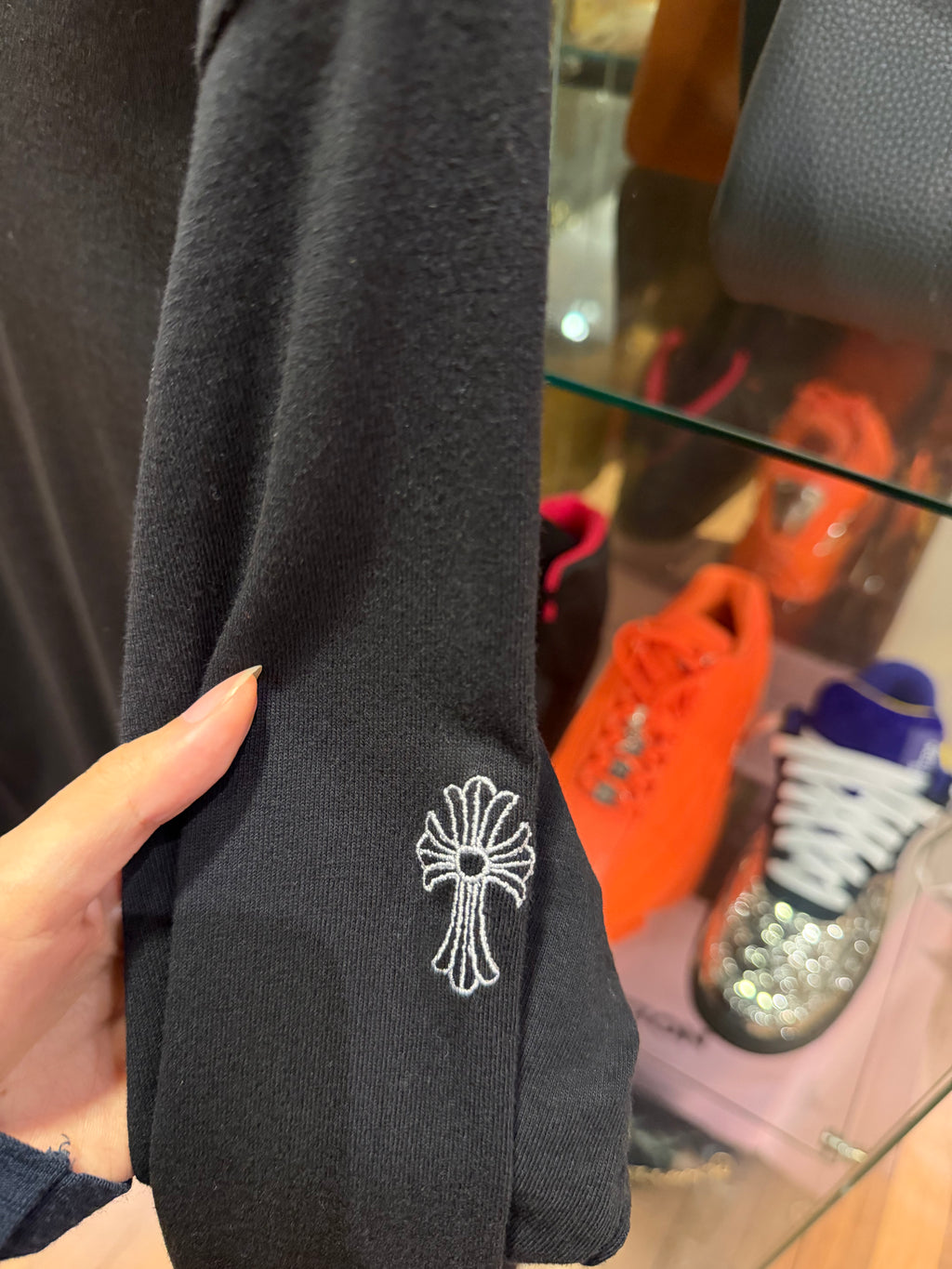 Chrome Hearts Embroidered
Eye Chart Logo Pocket Long