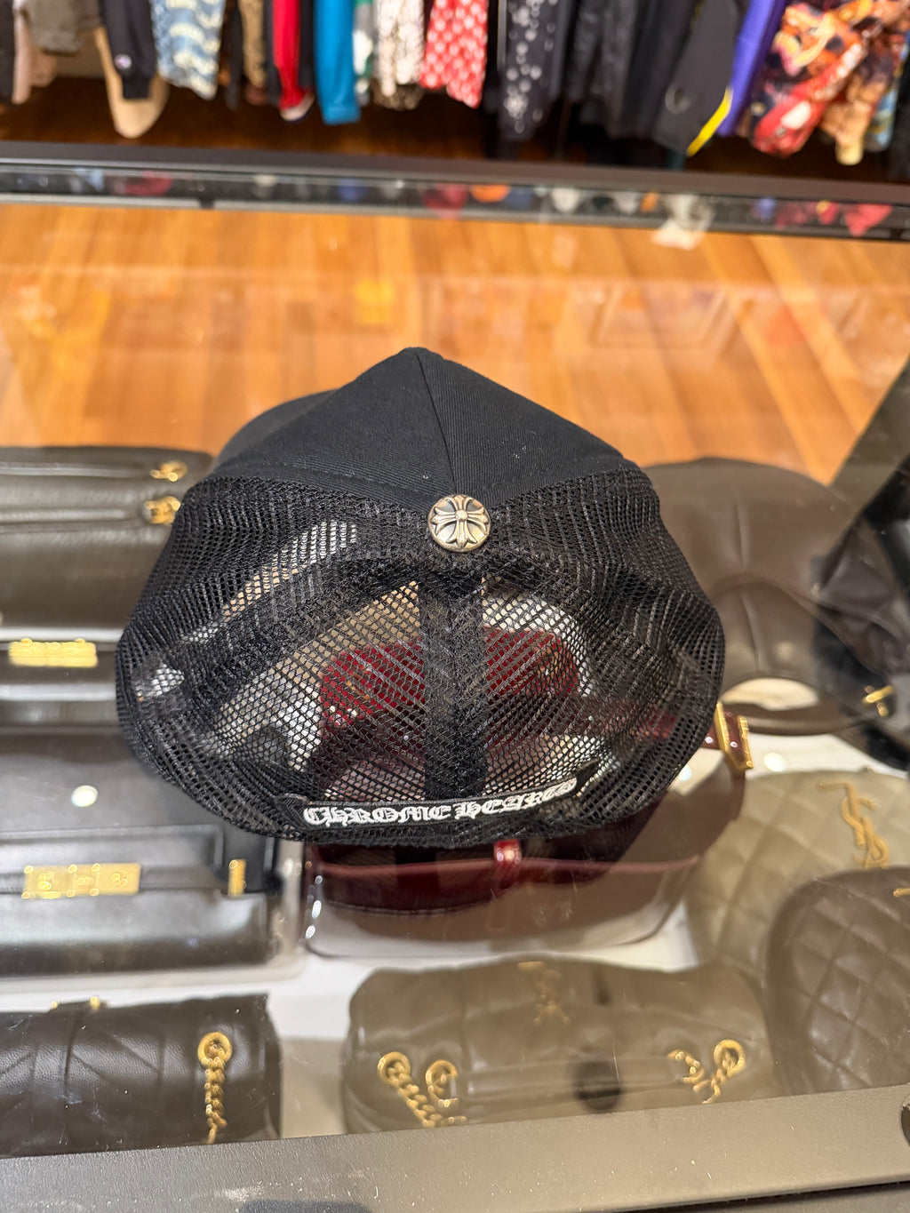 Chrome Hearts Genuine Cow Hair Trucker Hat