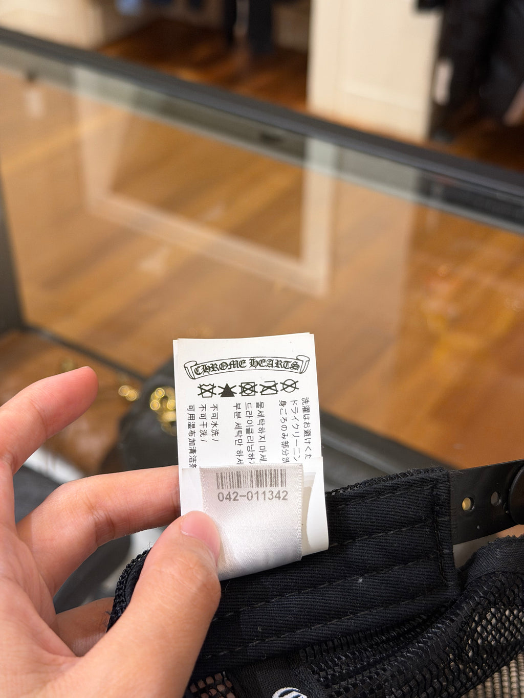 Chrome Hearts Genuine Cow Hair Trucker Hat