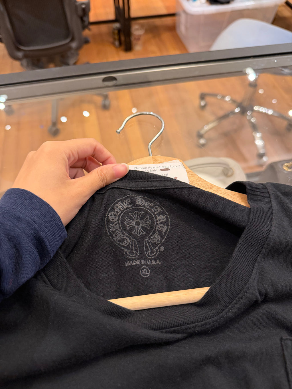 Chrome Hearts Scroll Pocket
Ls Shirt