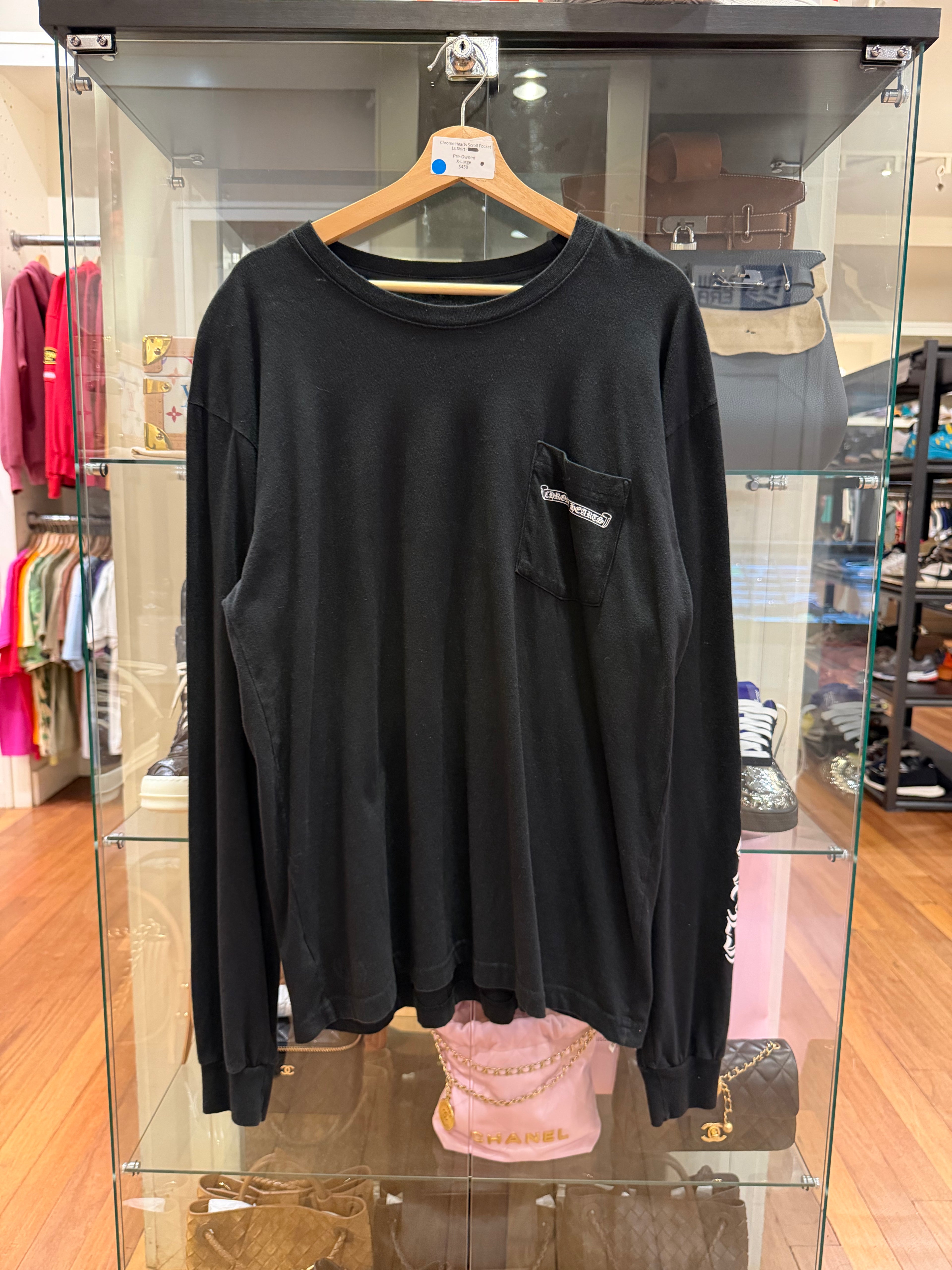 Chrome Hearts Scroll Pocket
Ls Shirt