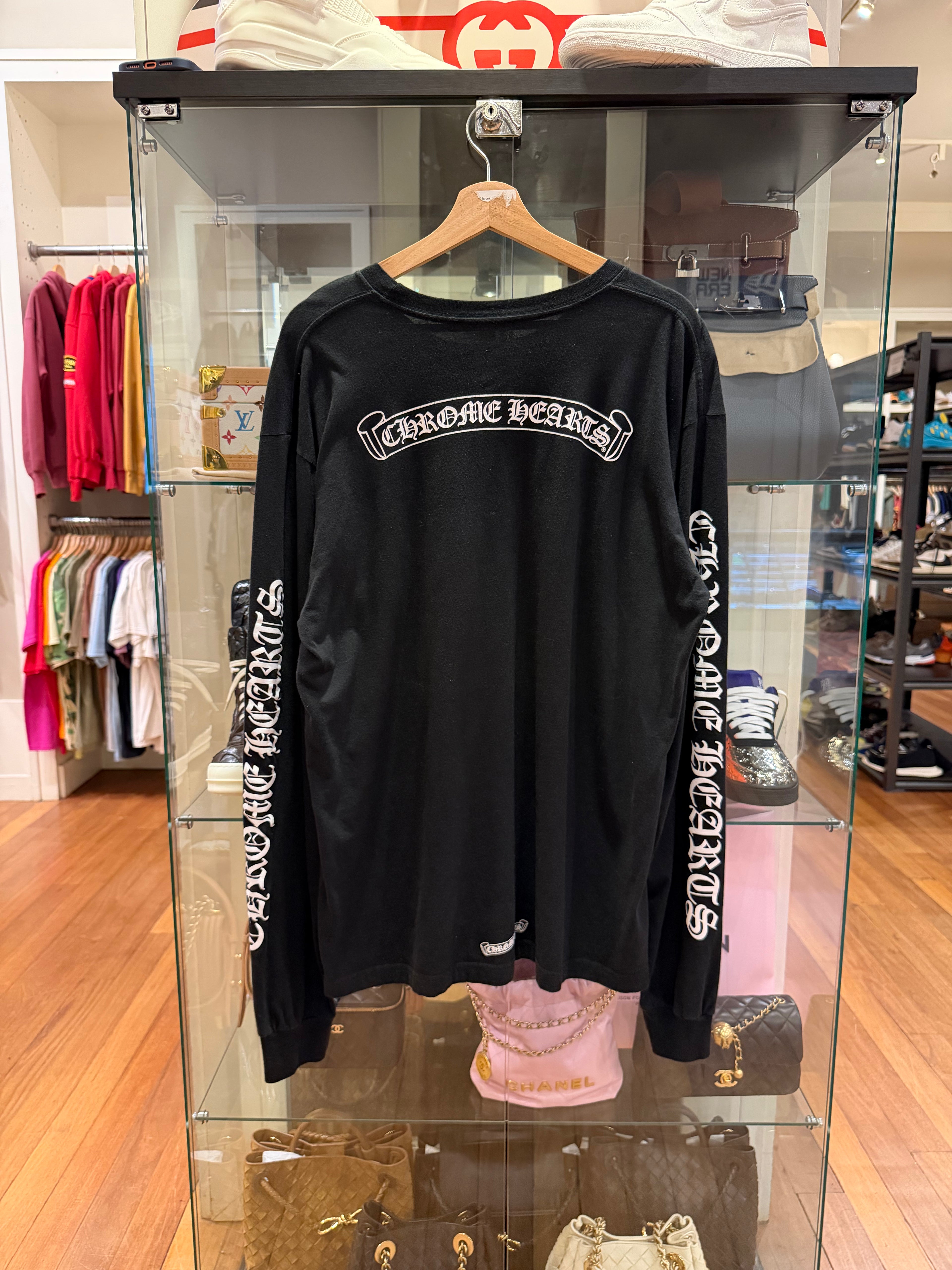 Chrome Hearts Scroll Pocket
Ls Shirt