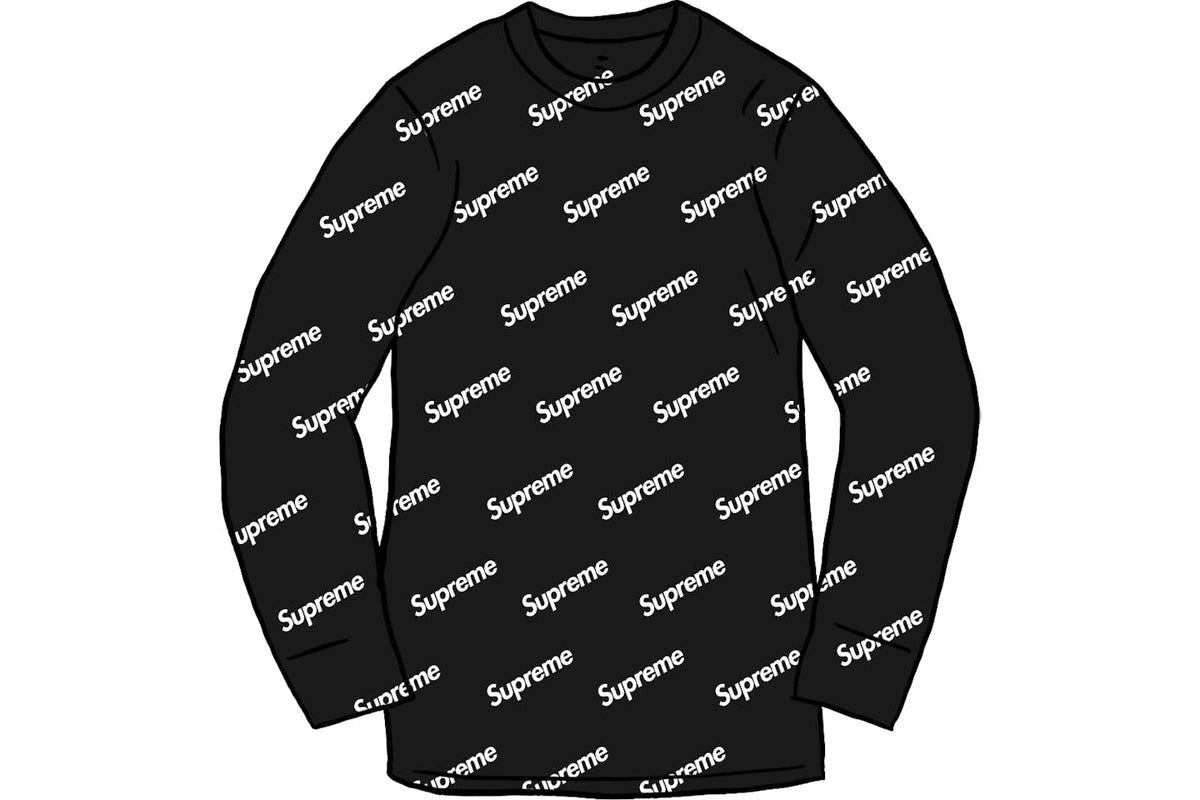 Supreme Monogram Thermal LS Tee