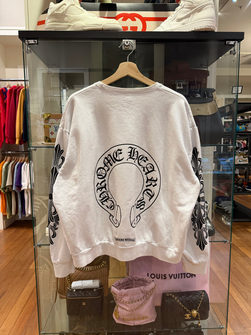 Chrome Hearts Floral Cross
Horseshoe Crewneck