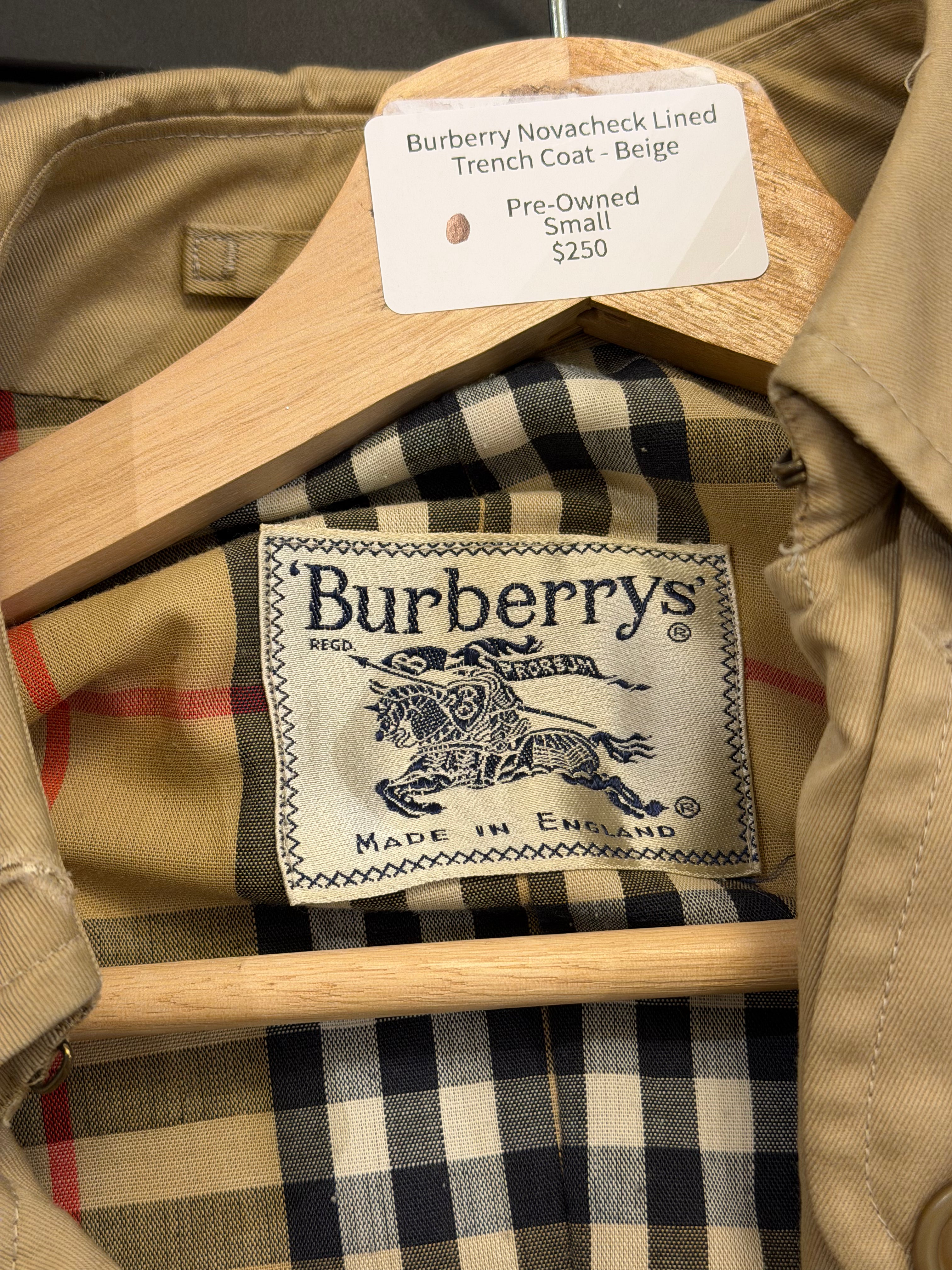 Burberry Novacheck Lined
Trench Coat