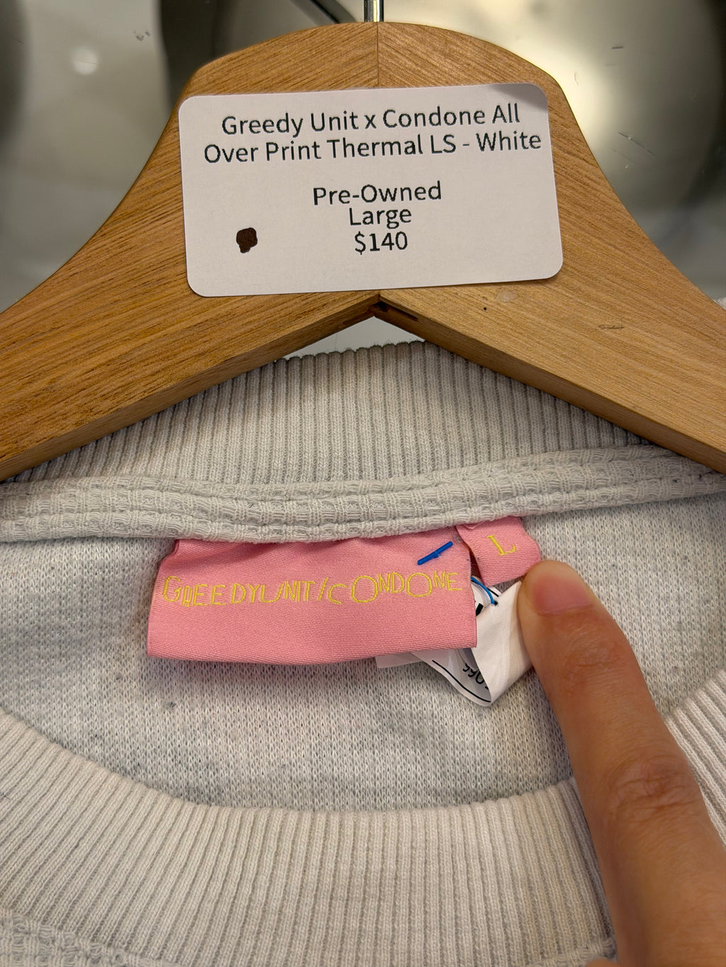 Greedy Unit x Condone All Over Print Thermal LS