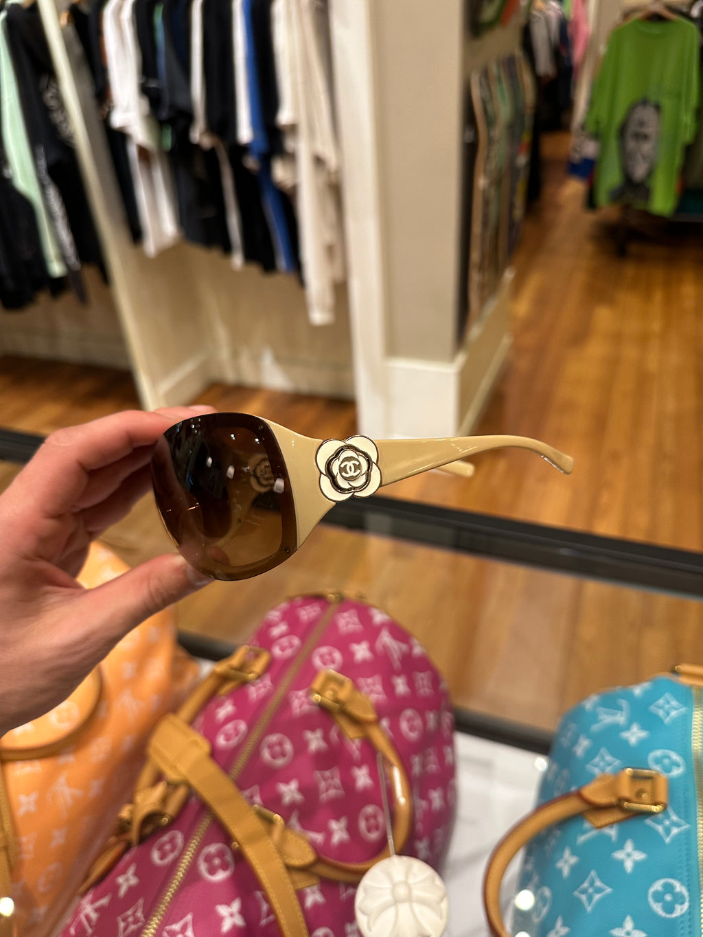 Vintage Chanel Flower Sunglasses