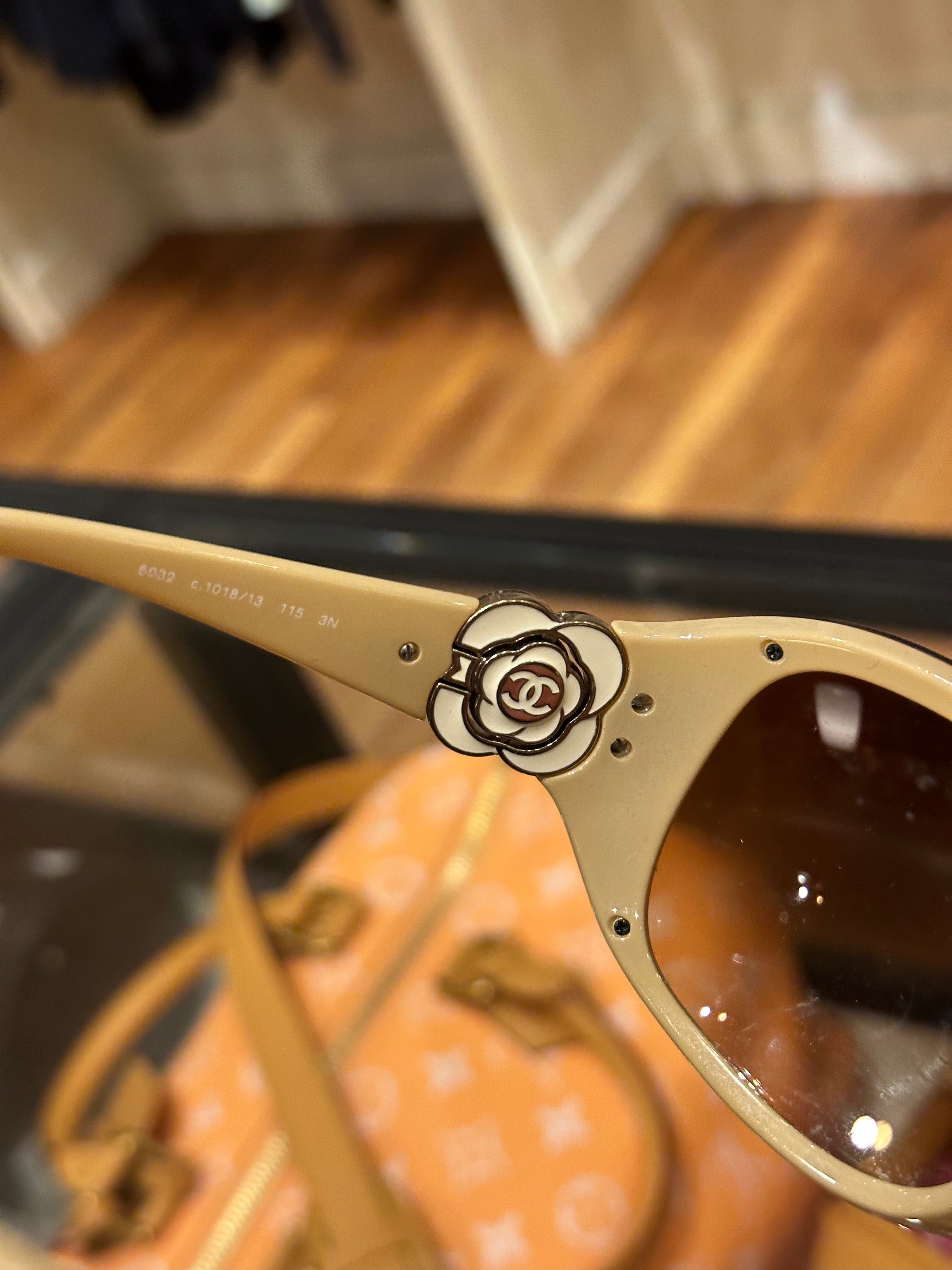 Vintage Chanel Flower Sunglasses