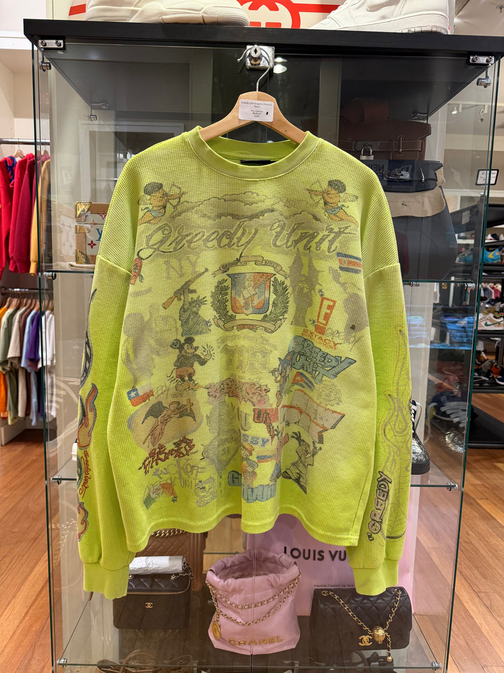 Greedy Unit Graphic Print LS