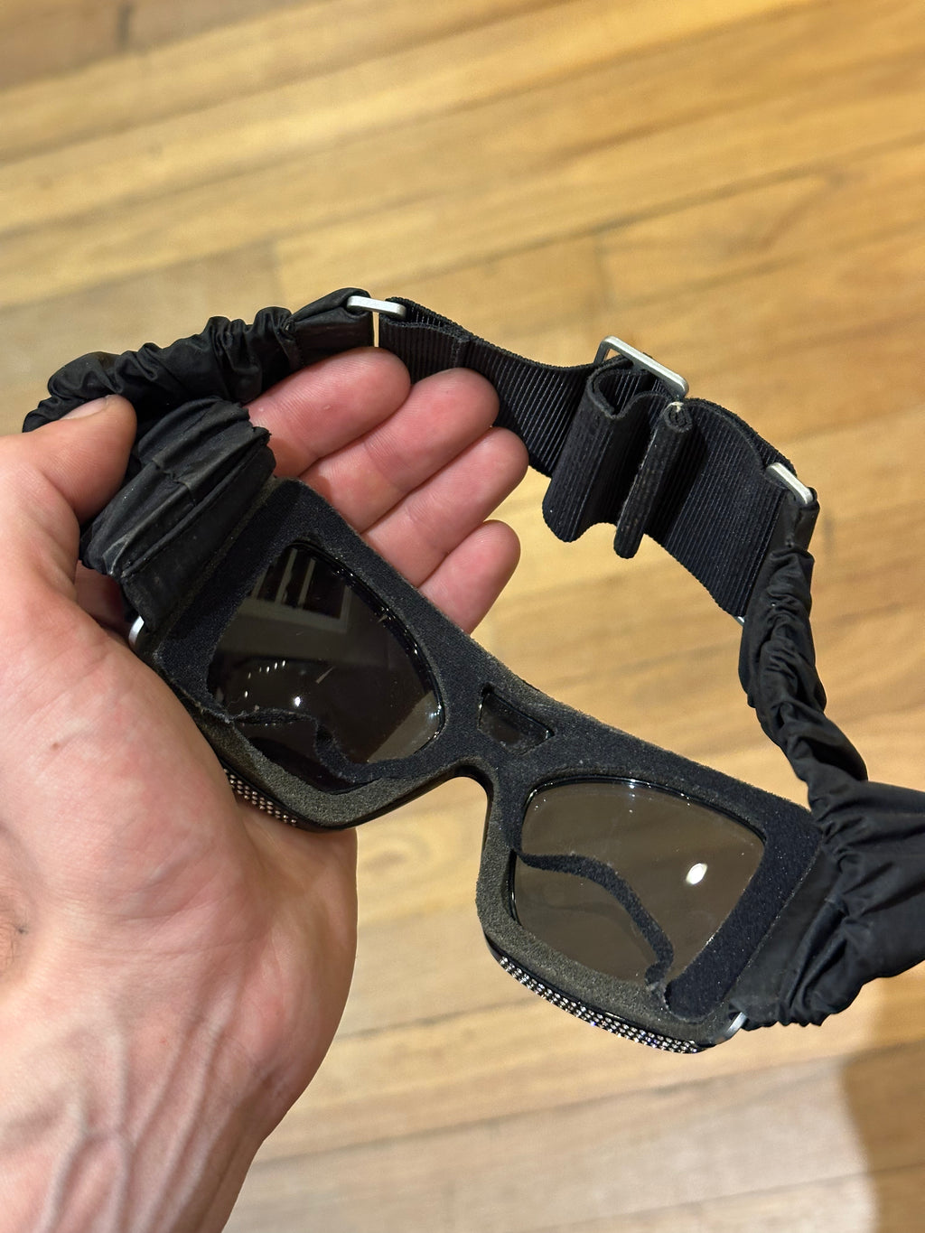 Chanel Crystal Shield Sunglasses