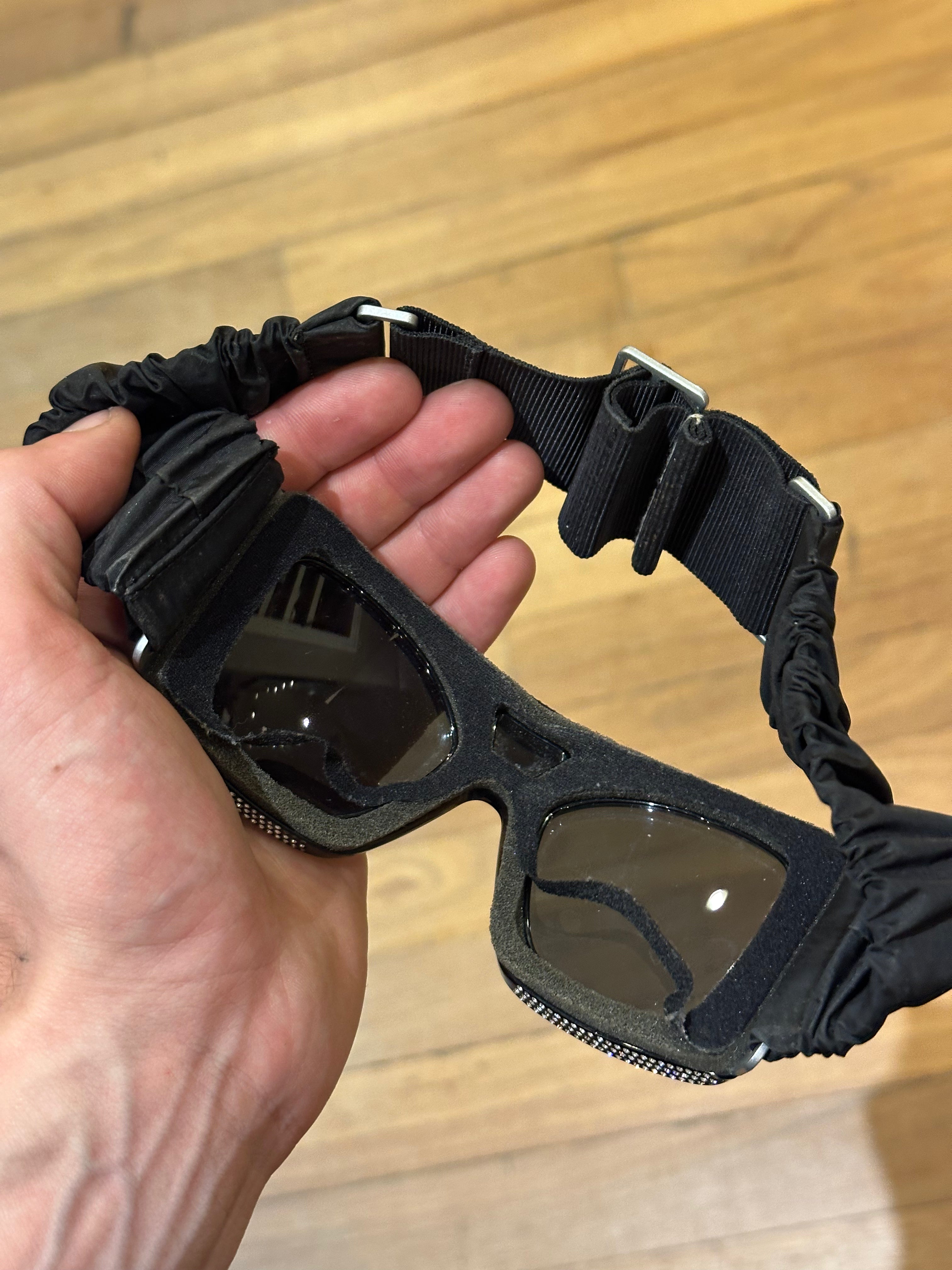 Chanel Crystal Shield Sunglasses