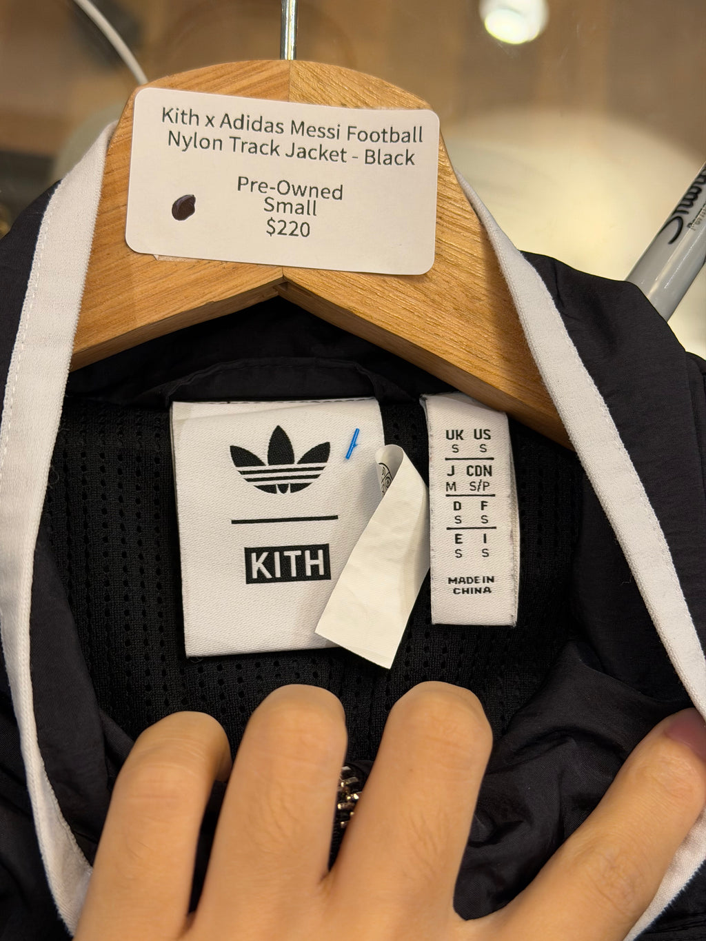Kith x Adidas Messi Football Nylon Track Jacket