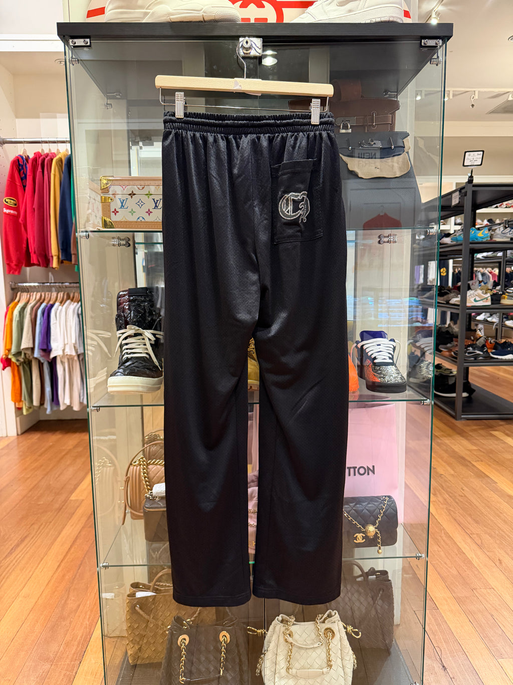 Chrome Hearts Mesh Warm Up Varsity Mesh Track Pants