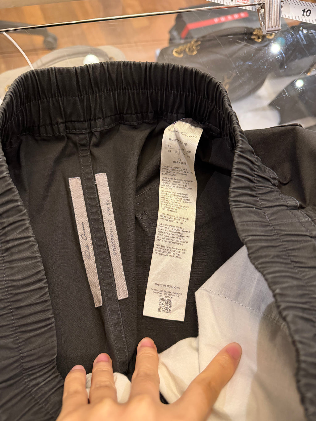 Rick Owens Bauhaus Cargo Pants - Dark Dust