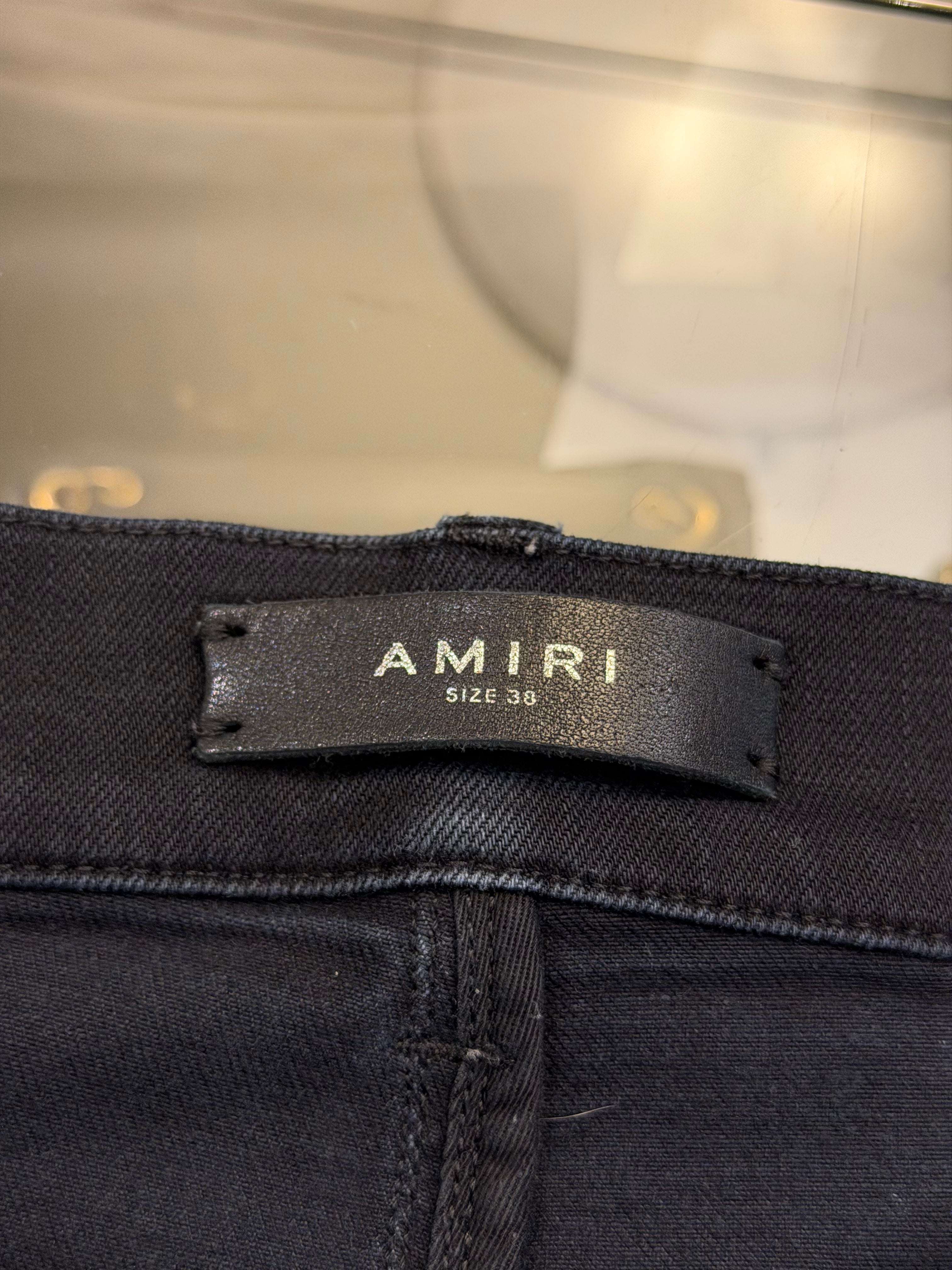 Amiri Tie Dye Bandana Skinny Thrasher Jeans