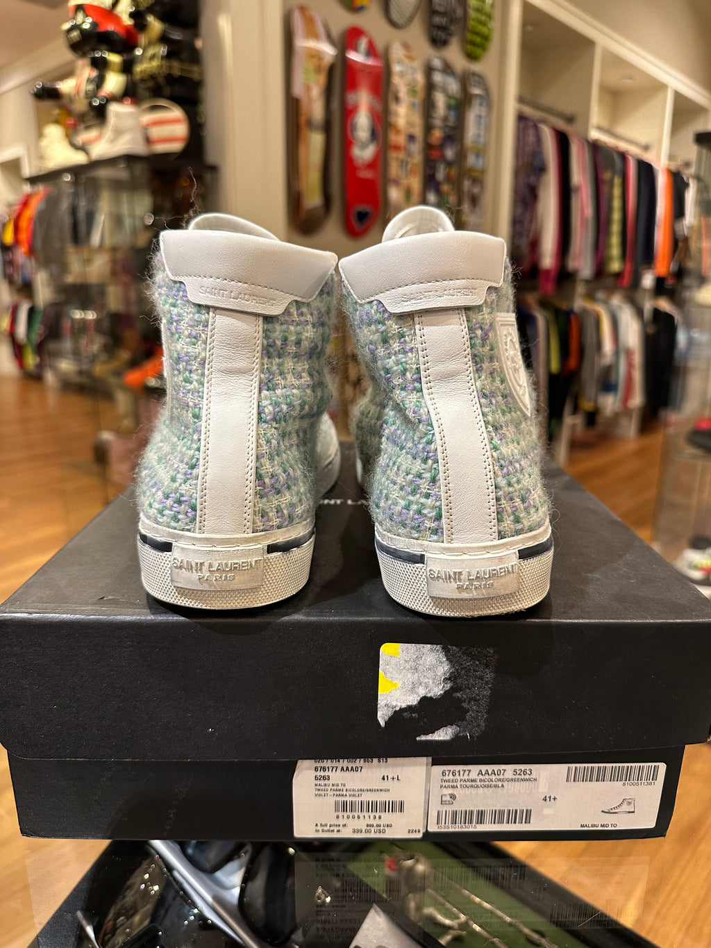 Saint Laurent Tweed Sneaker