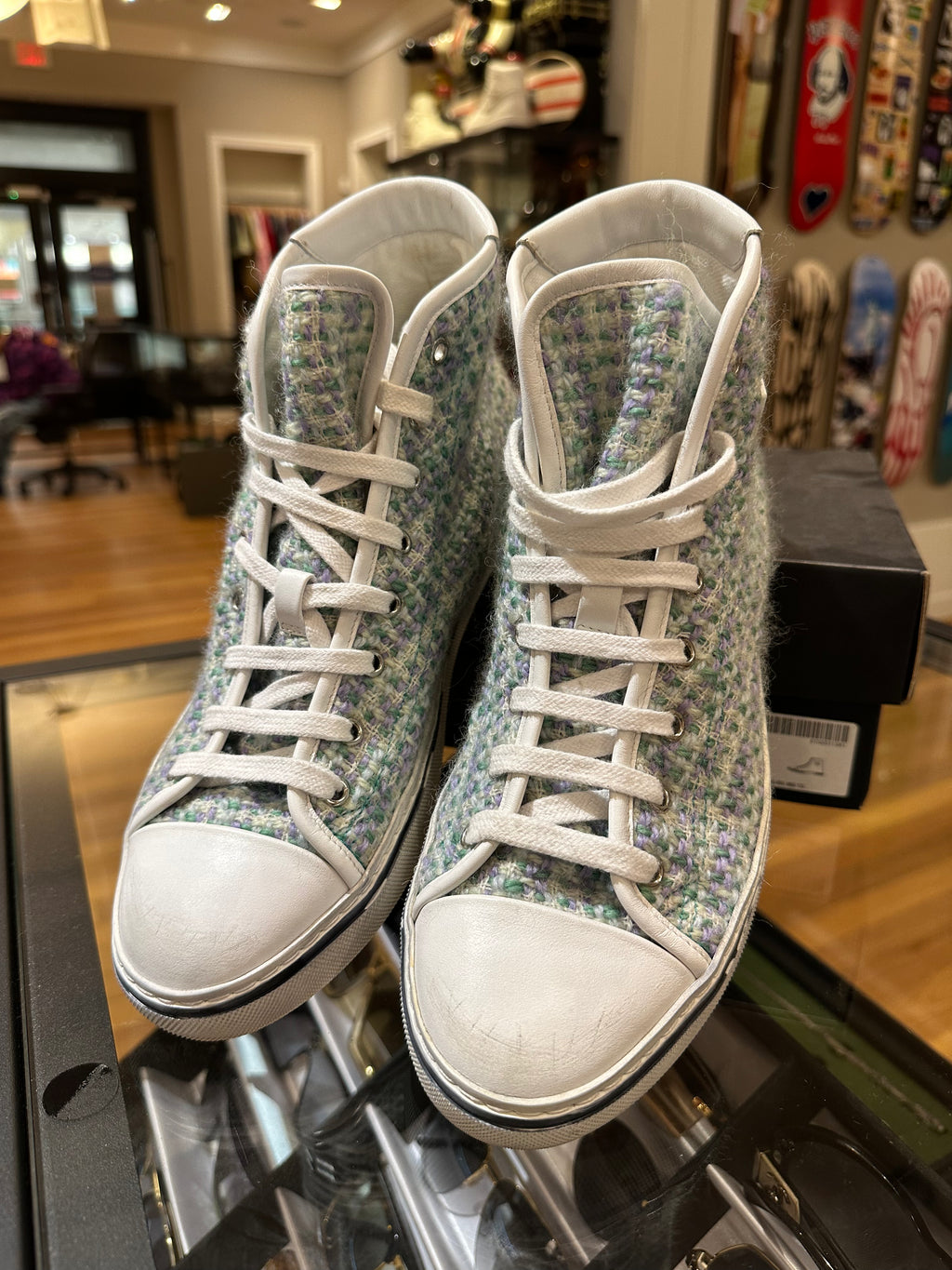 Saint Laurent Tweed Sneaker