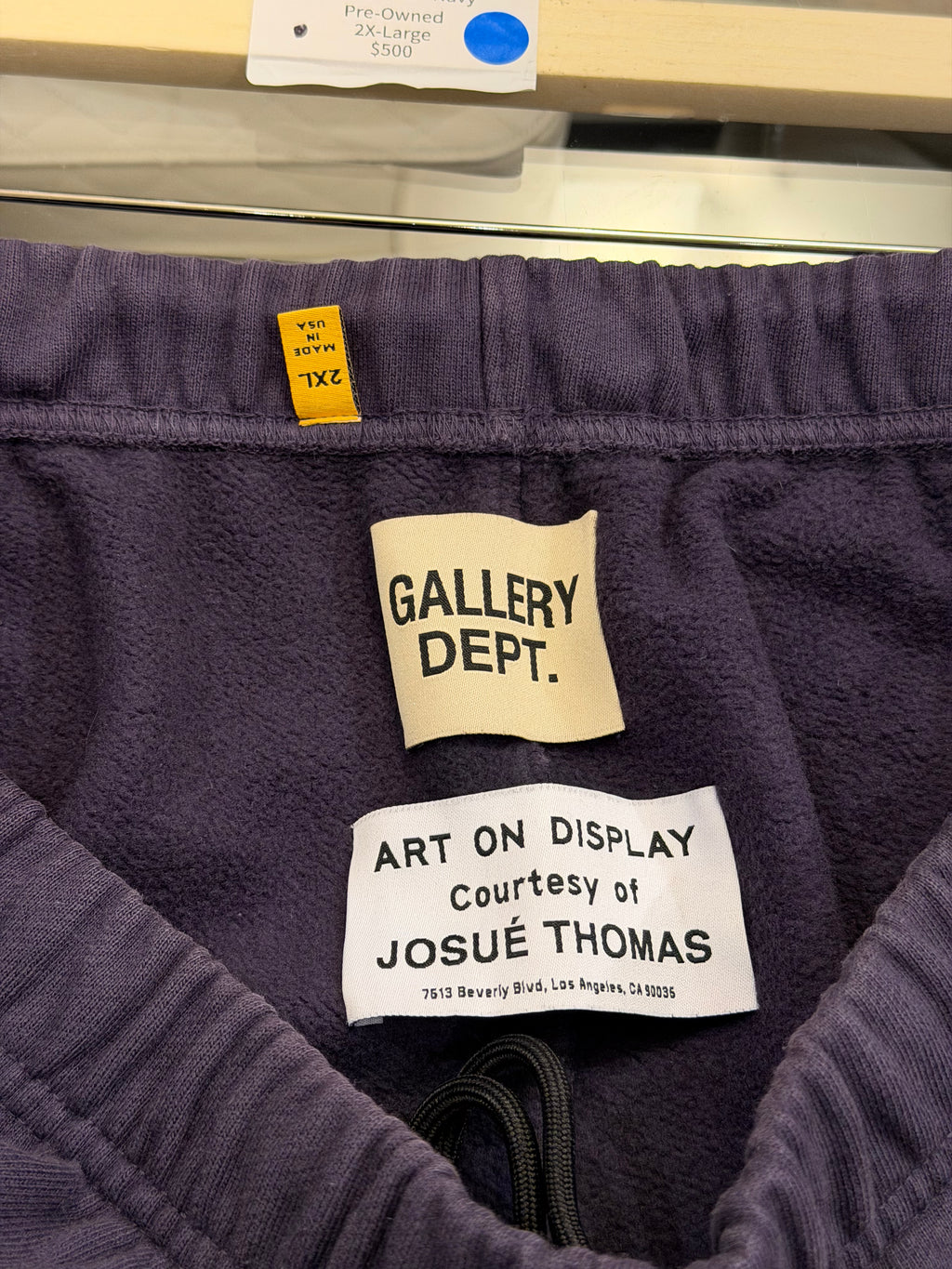 Gallery French Logo Flared
Sweatpants - Navy