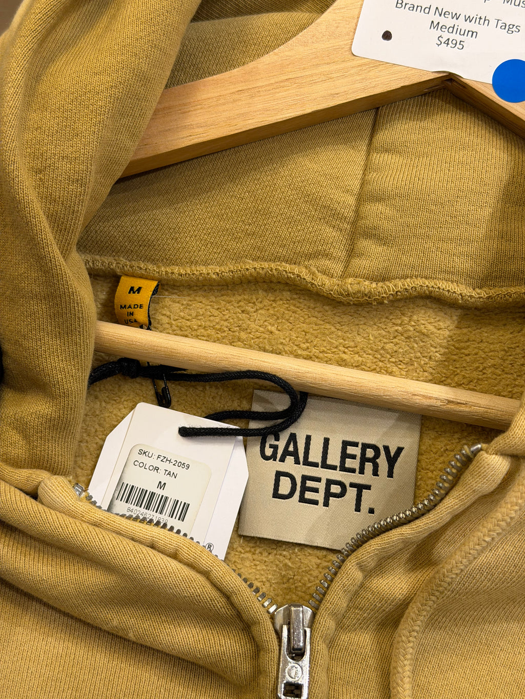 Gallery Dept Zip Up - Mustard