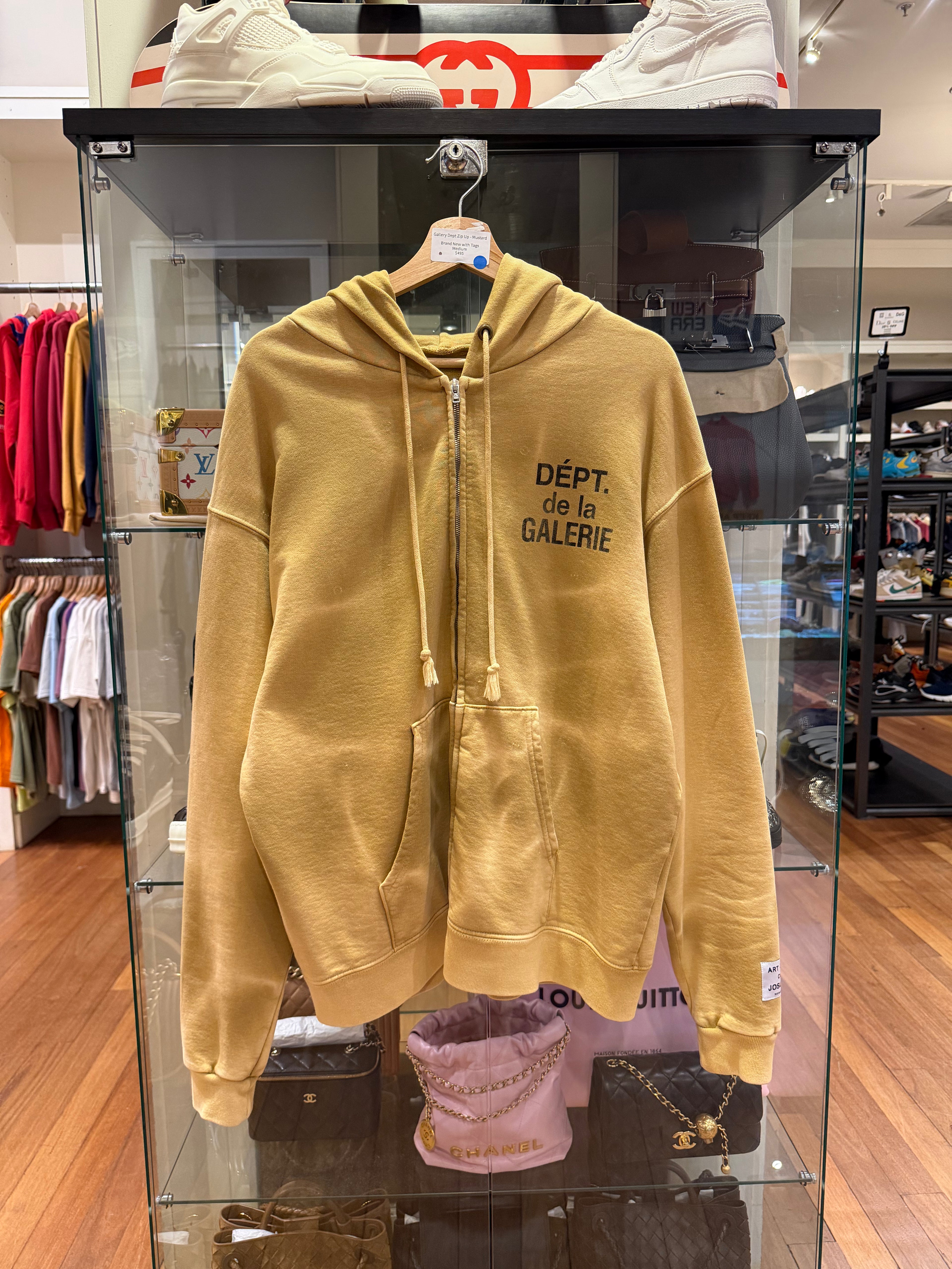 Gallery Dept Zip Up - Mustard