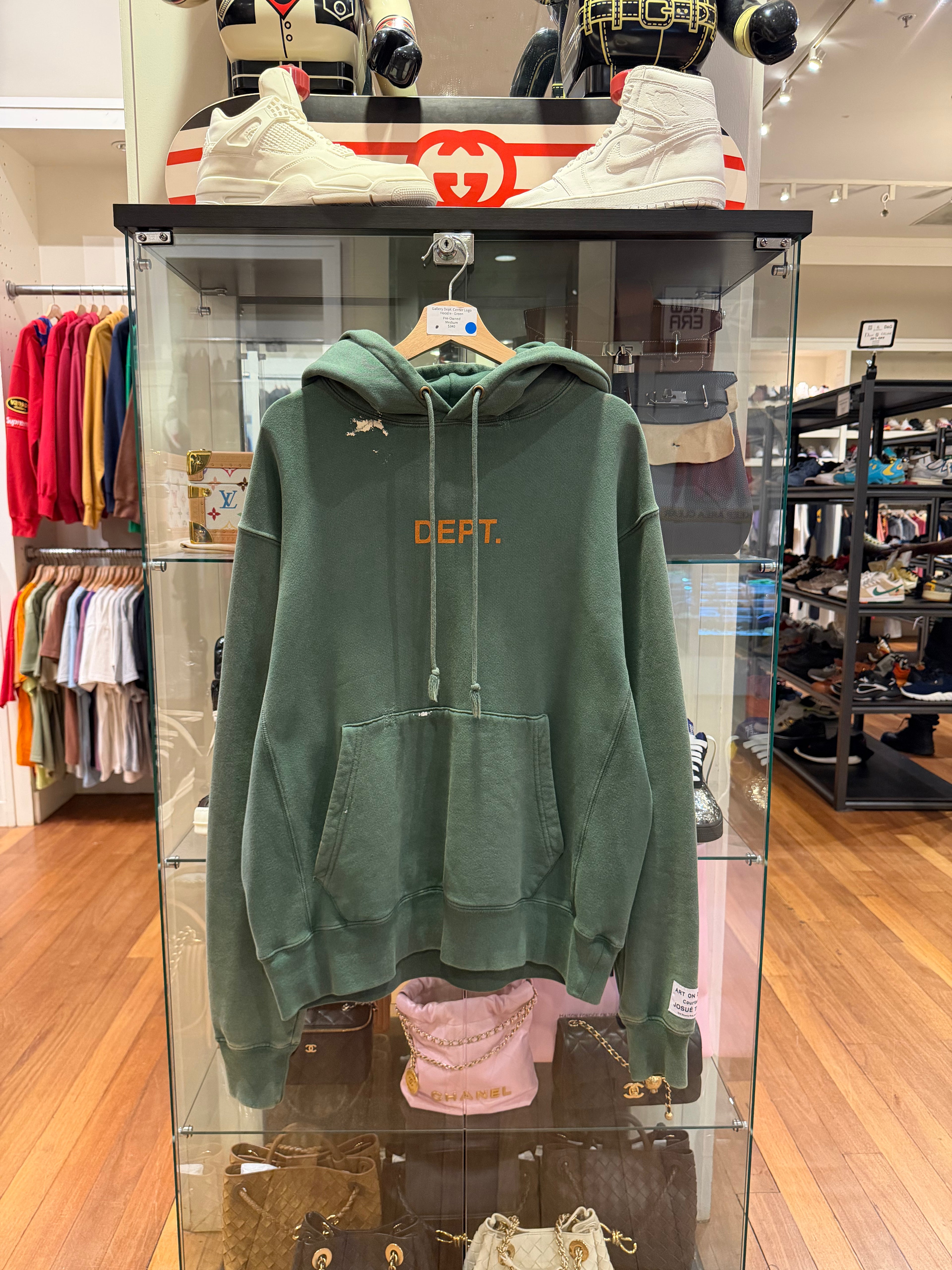 Gallery Dept. Center Logo
Hoodie - Green