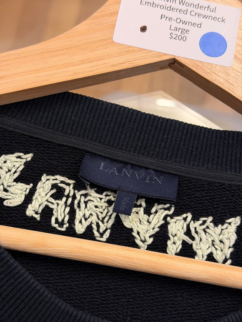 Lanvin Wonderful
Embroidered Crewneck