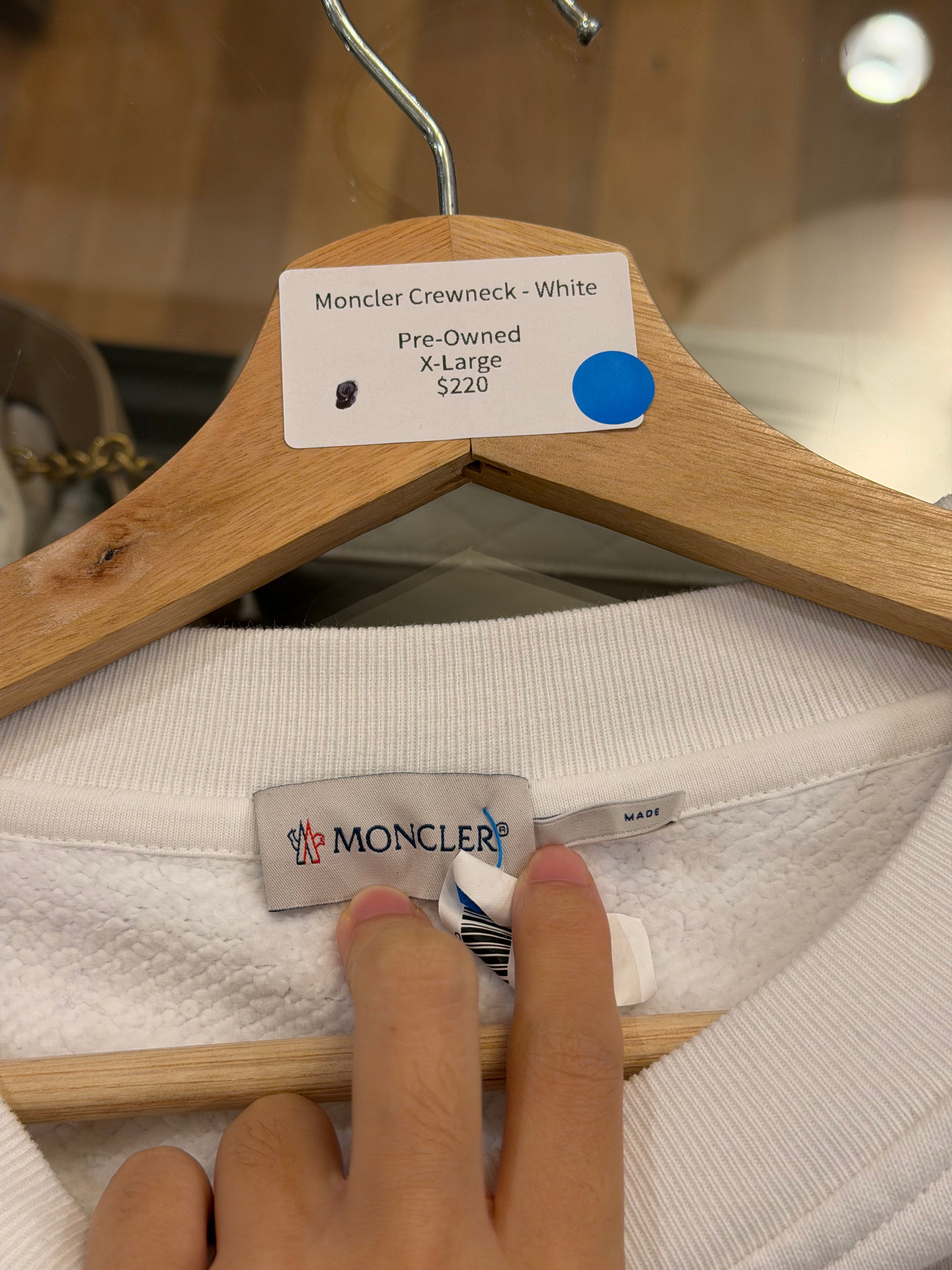Moncler Crewneck - White