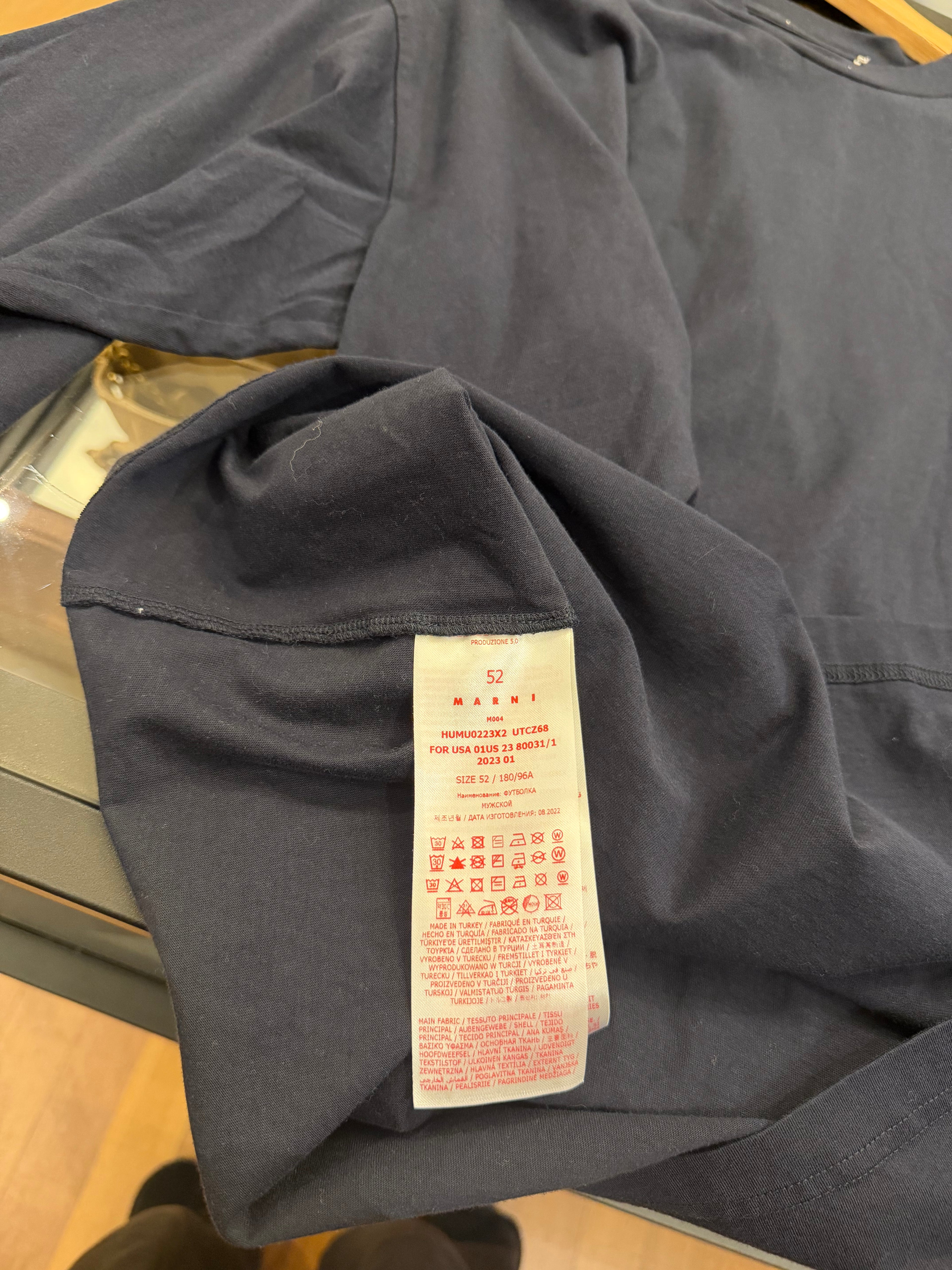 Marni Logo-Embroidered Tee