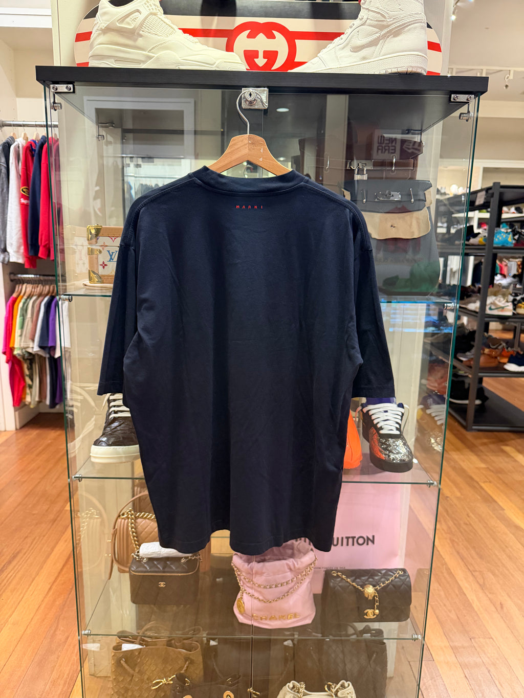 Marni Logo-Embroidered Tee