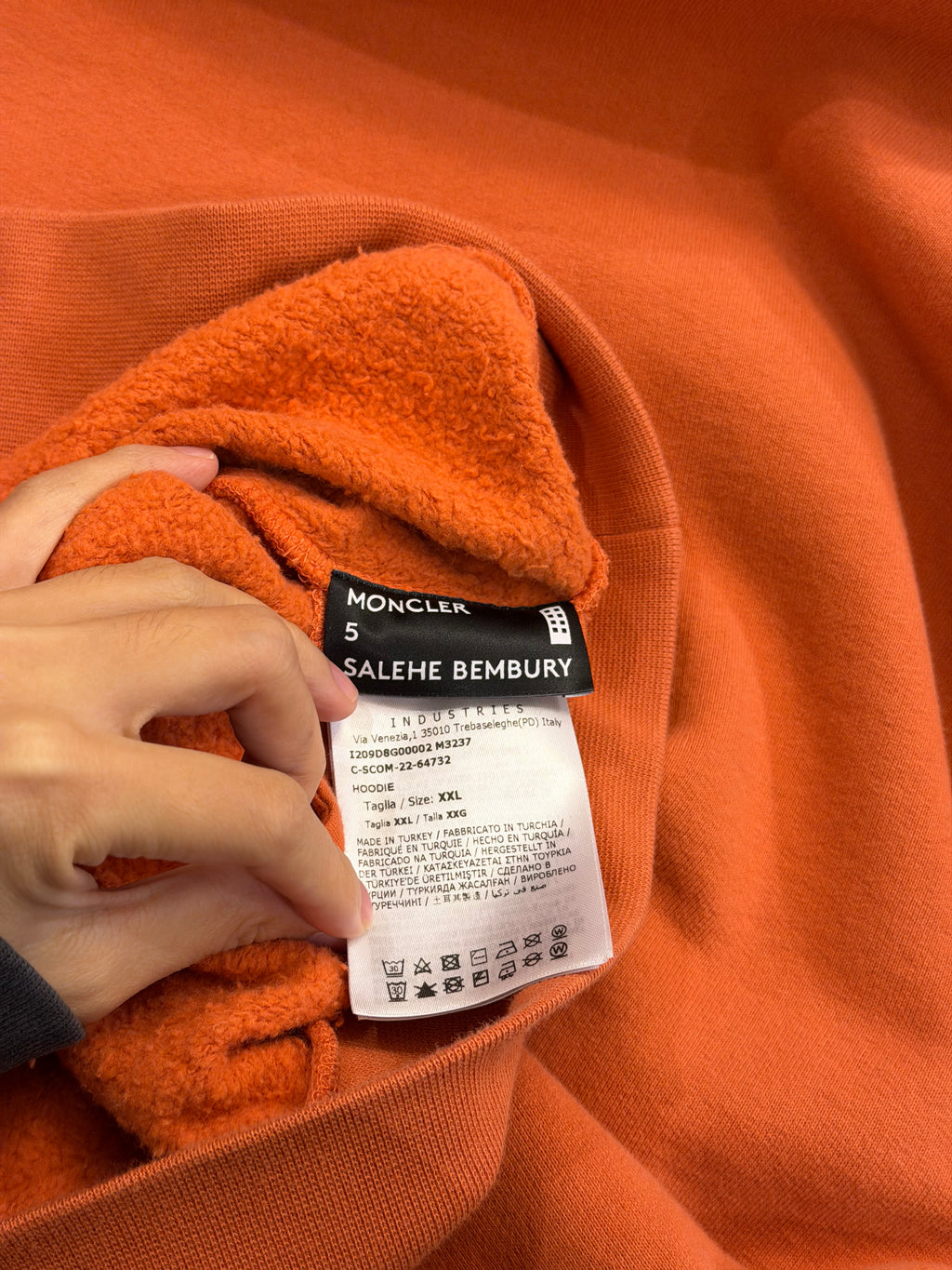 Moncler Salehe Bembury
Hoodie - Orange