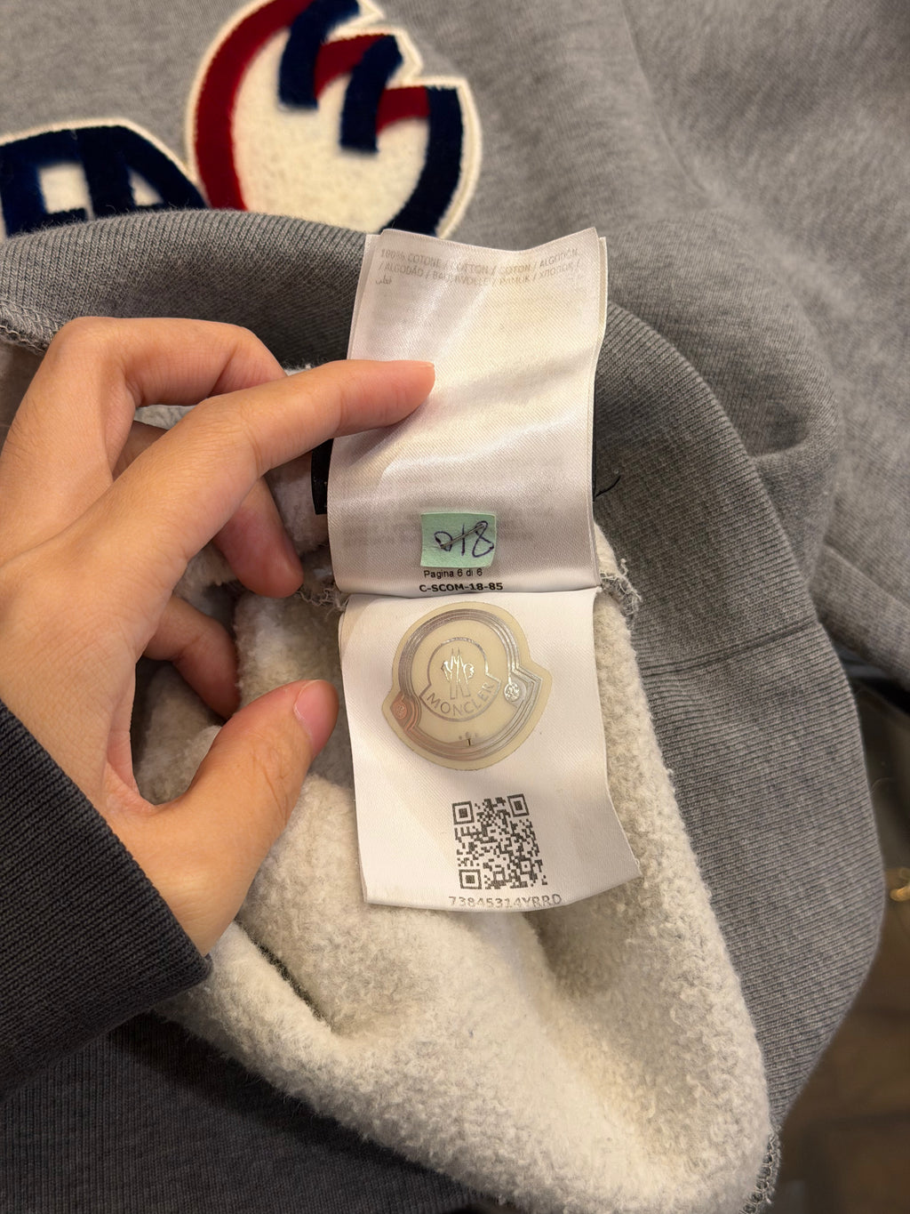 Moncler Genius 2 1952 Logo
Crewneck - Grey