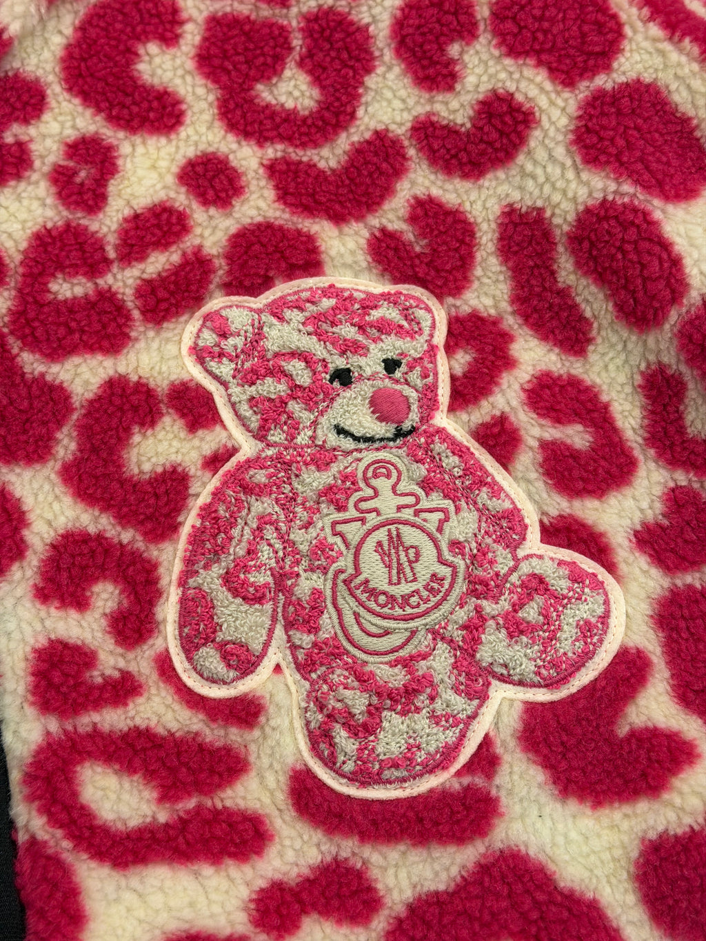 Moncler 1 Genius x JW
Anderson Leopard Print
Teddy Patch Fleece
