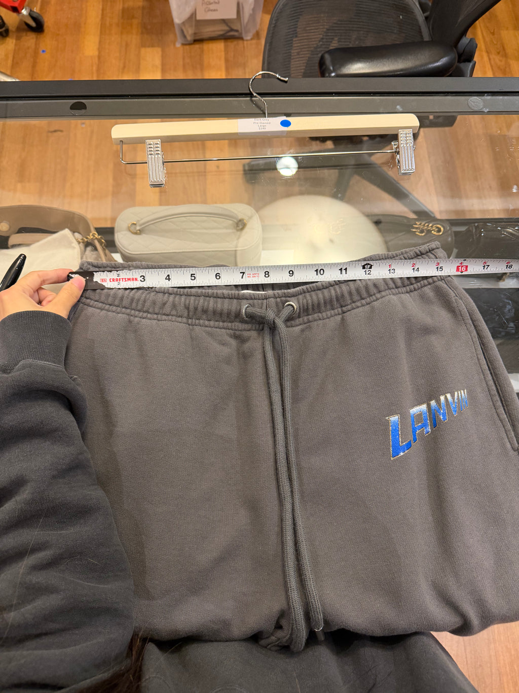 Lanvin Jogger Sweatpants-Dark Gray