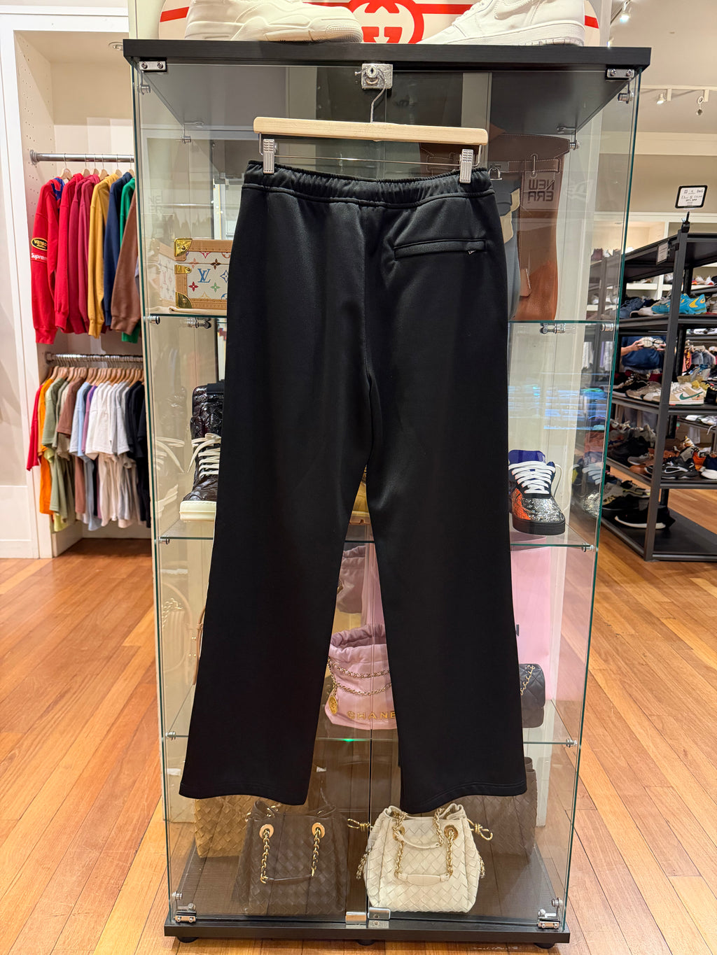 Lanvin Contrast Joggers -
Black/Green