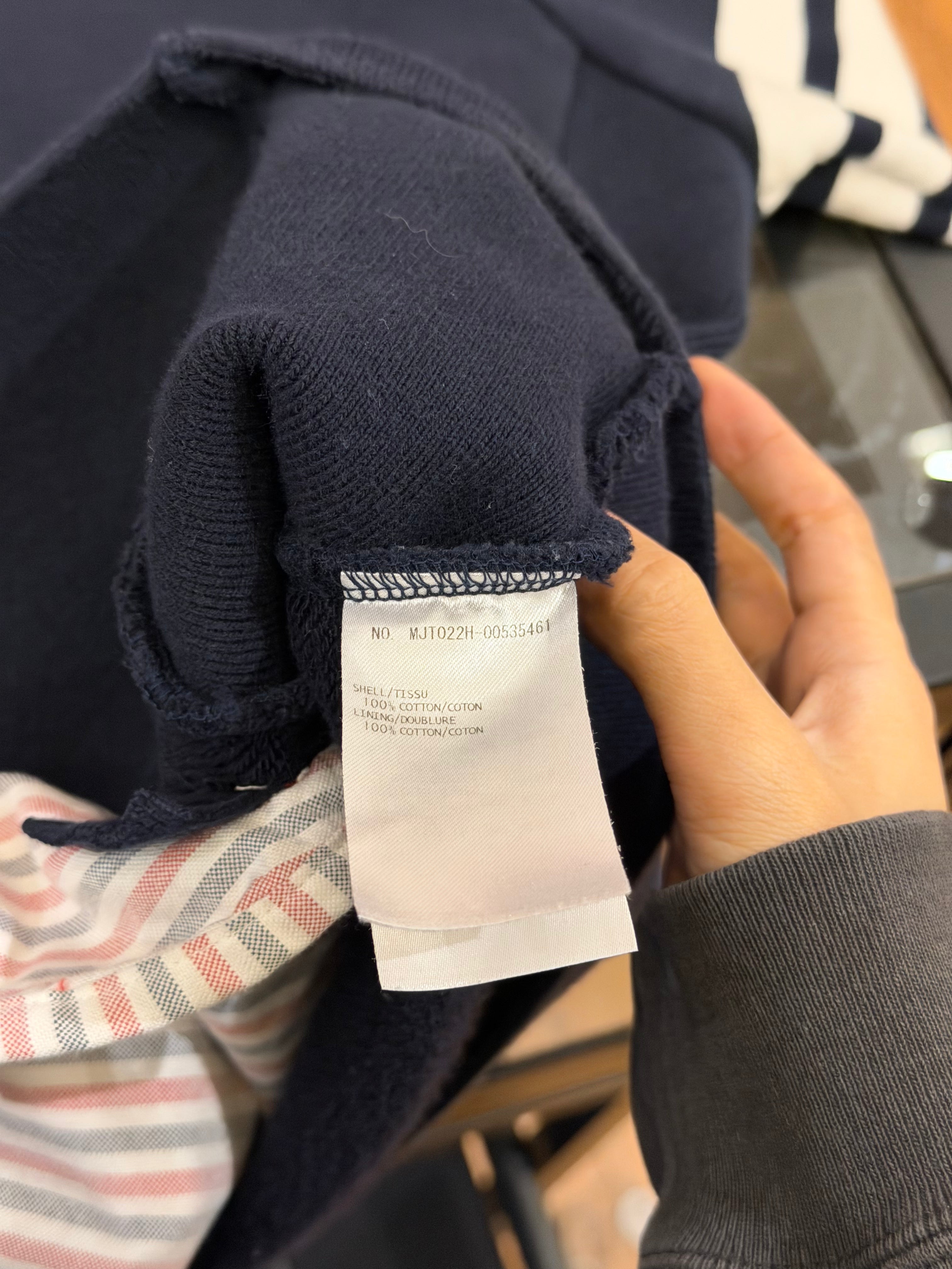 Thom Browne 4-Bar Zip Up
Hoodie - Navy