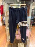 Thom Browne 4-Bar Jogger Sweats-Navy