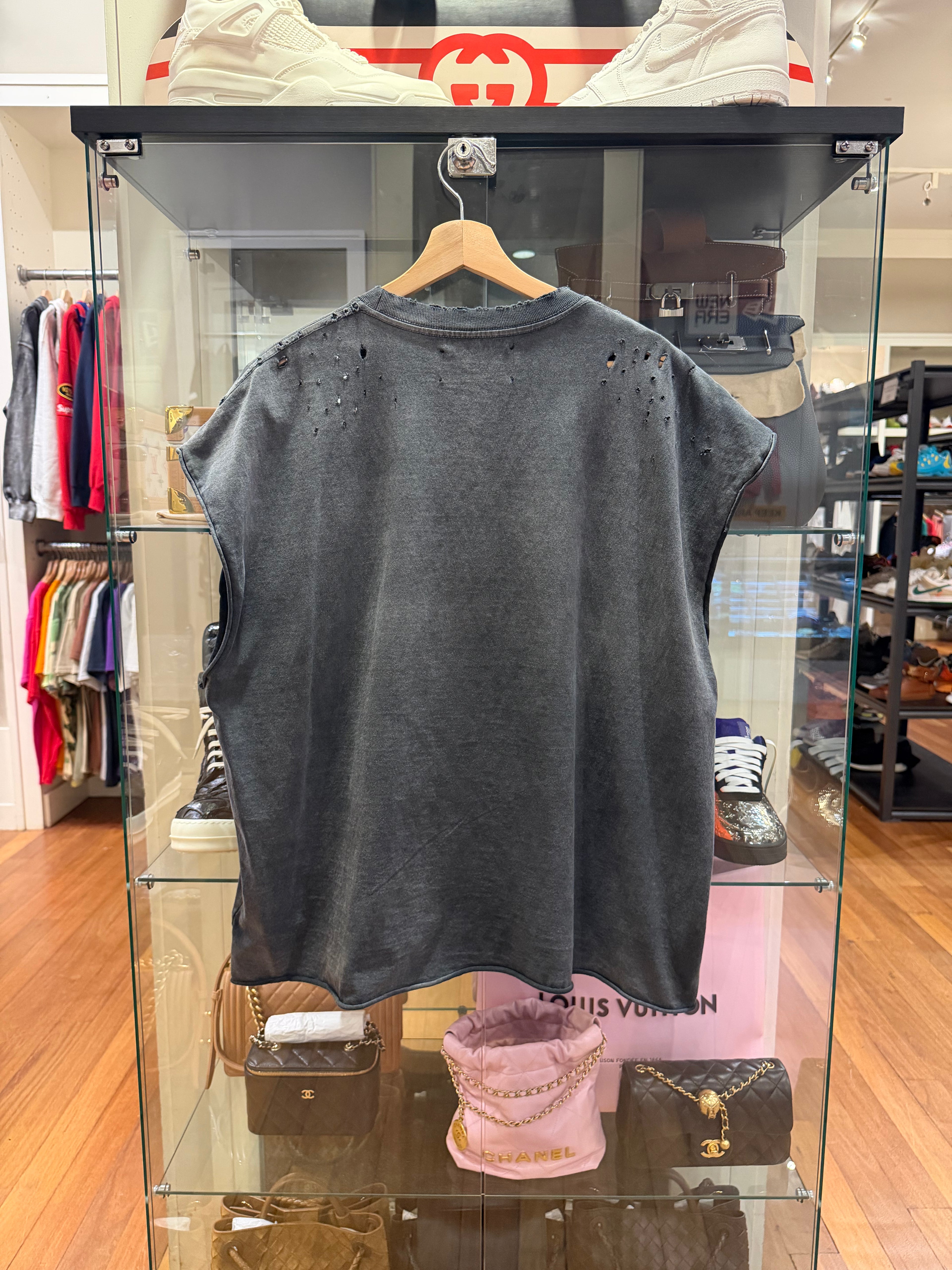 Satoshi Nakamoto 'Globe of
Death' Distressed Tee