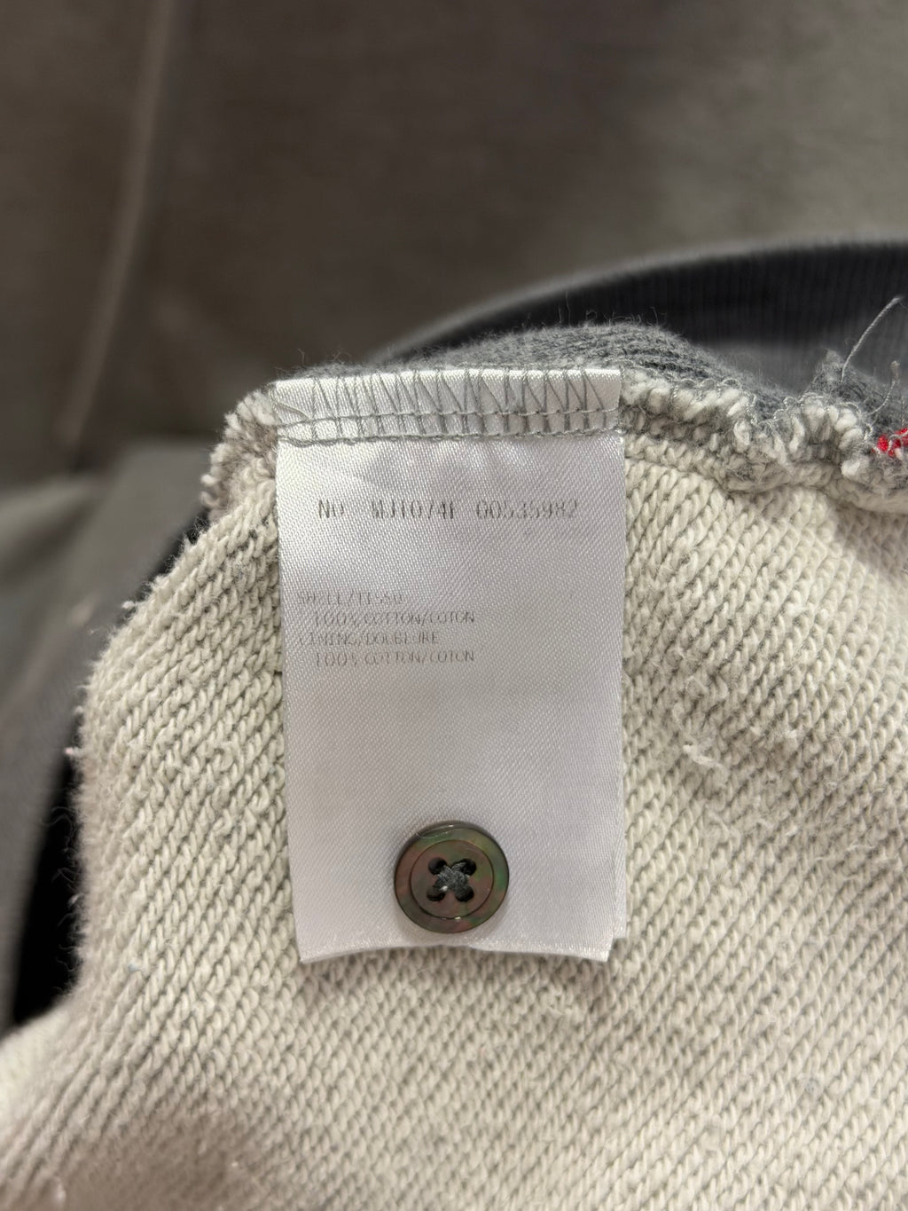 Thom Browne Tonal Fun-Mix Hoodie-Grey