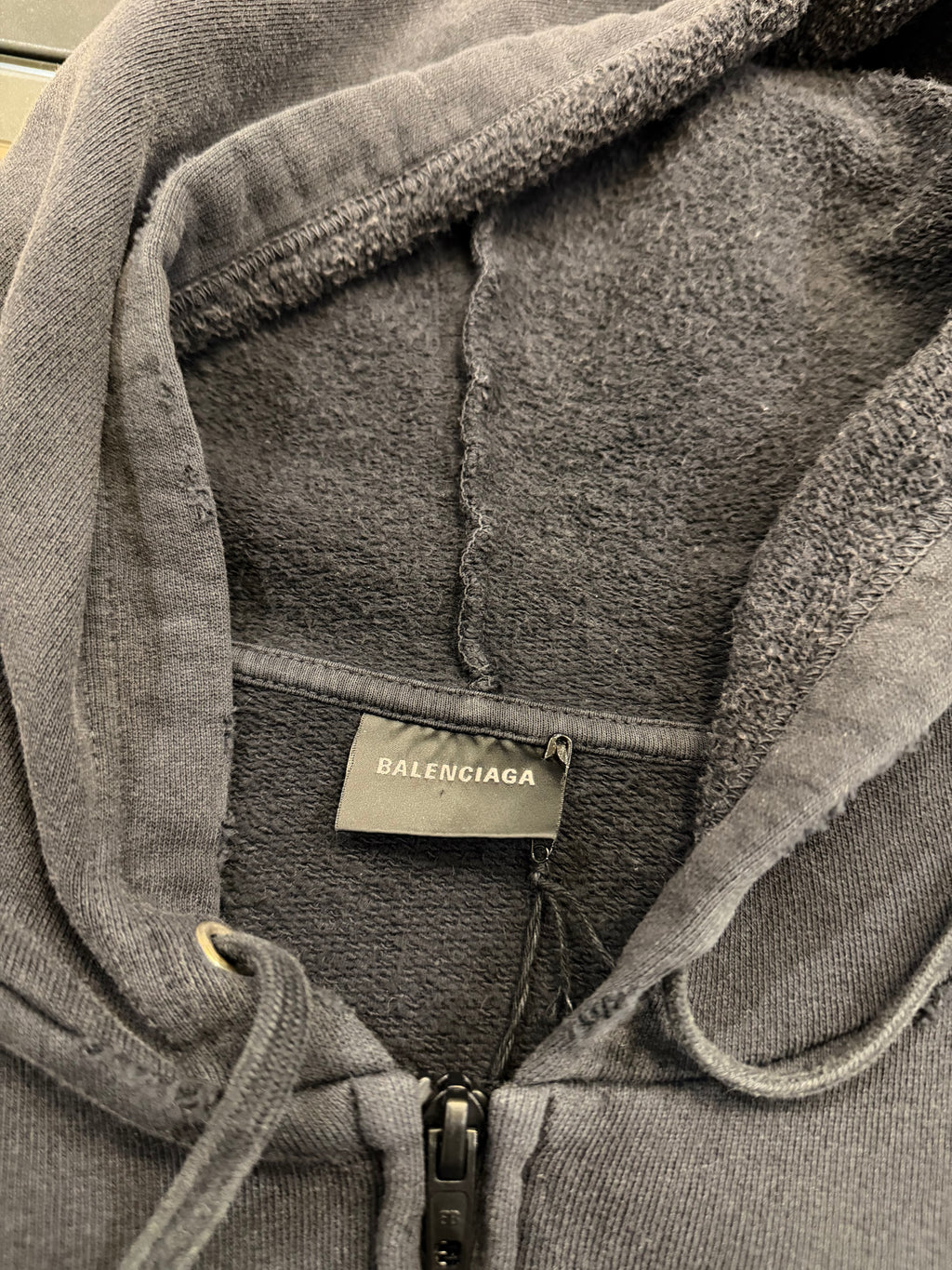 Balenciaga Tape Logo Zip Up
Hoodie