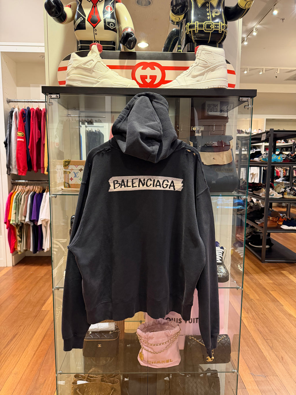 Balenciaga Tape Logo Zip Up
Hoodie