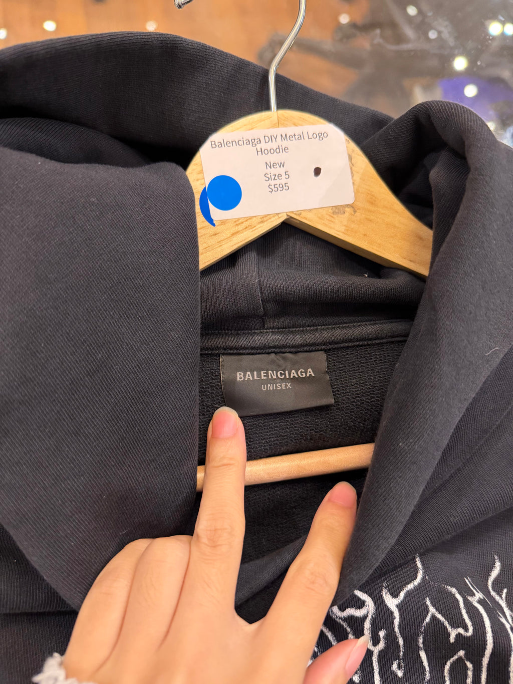 Balenciaga DIY Metal Logo
Hoodie