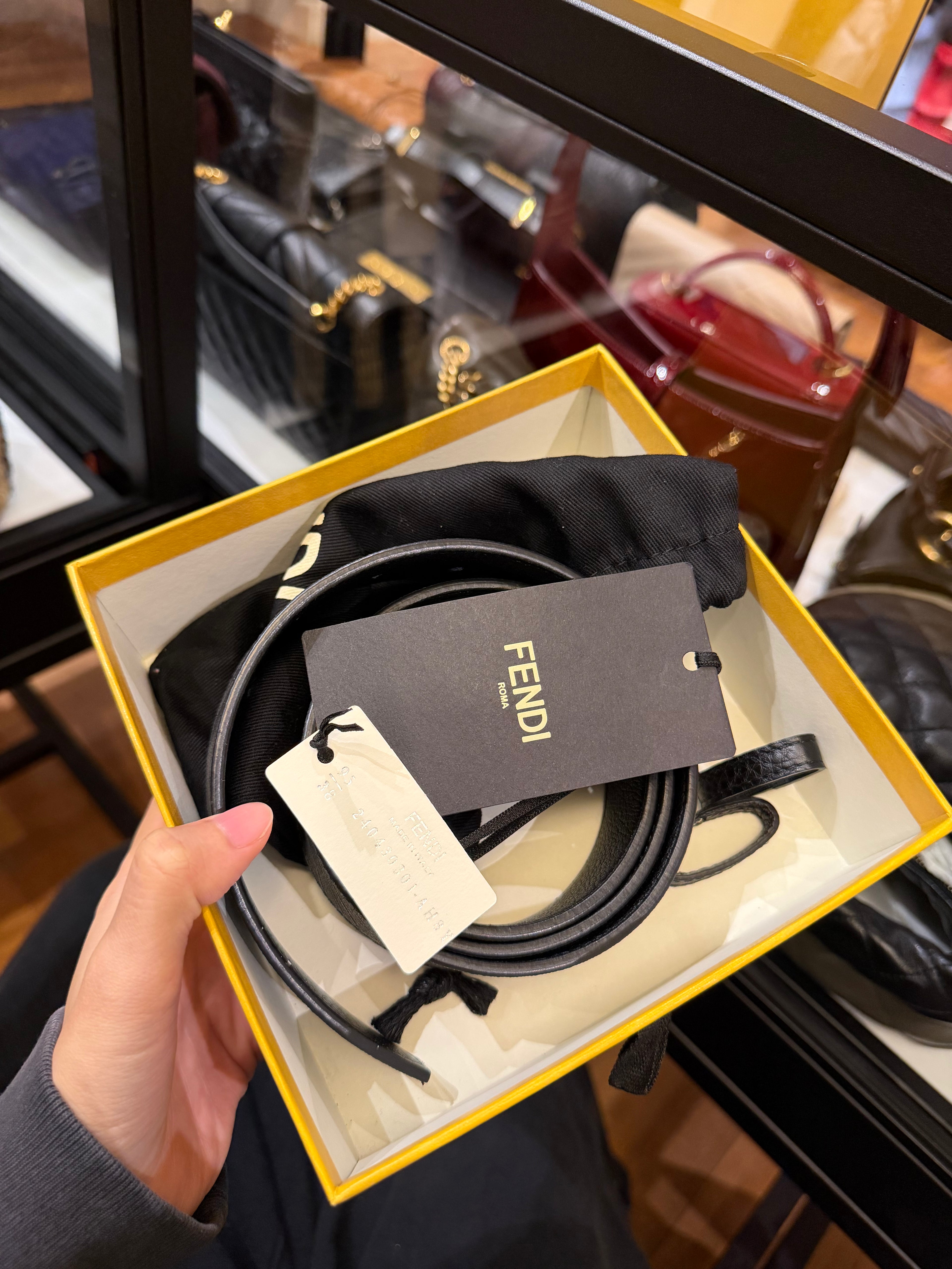 Fendi Monogram Belt