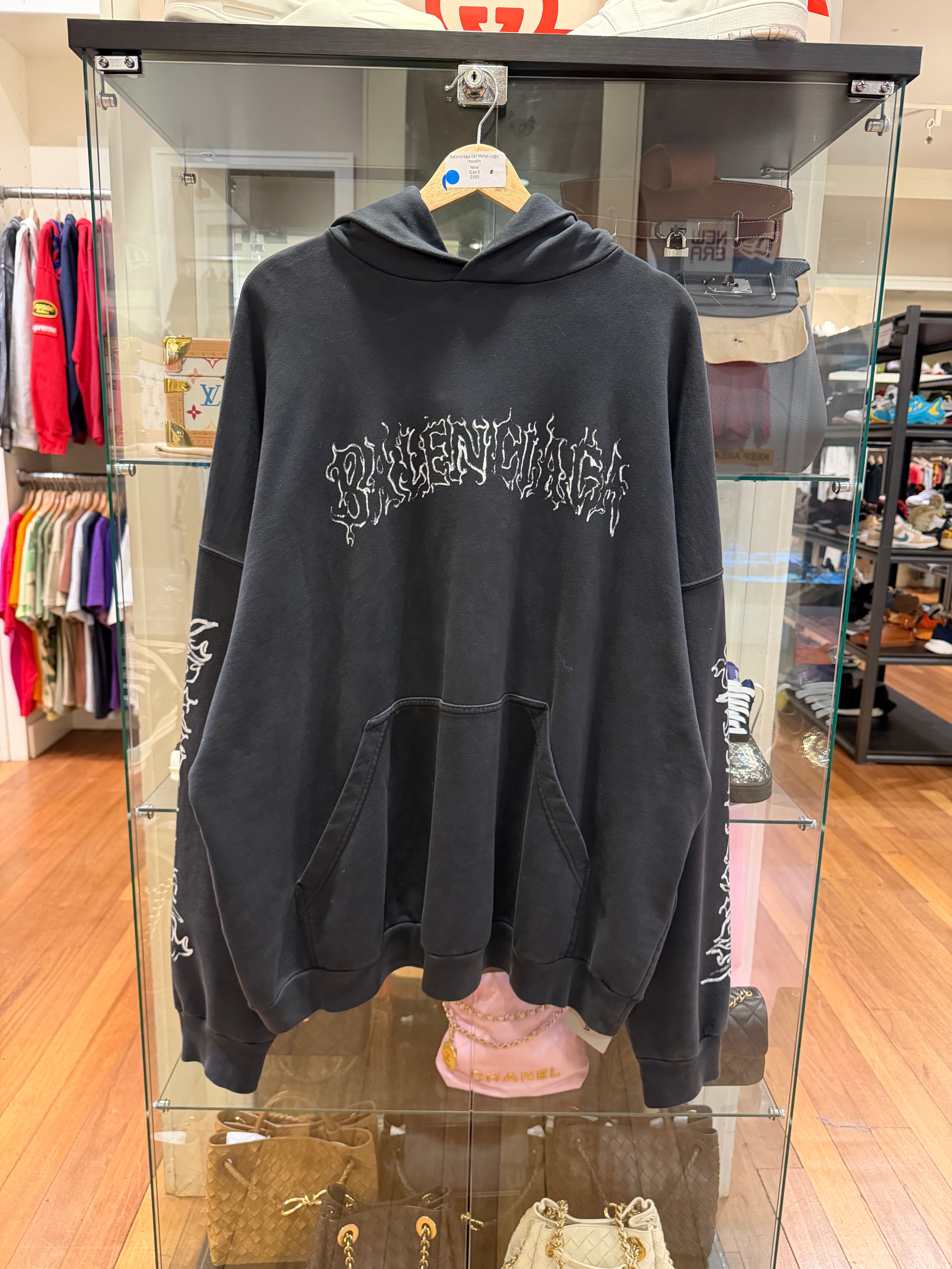 Balenciaga DIY Metal Logo
Hoodie