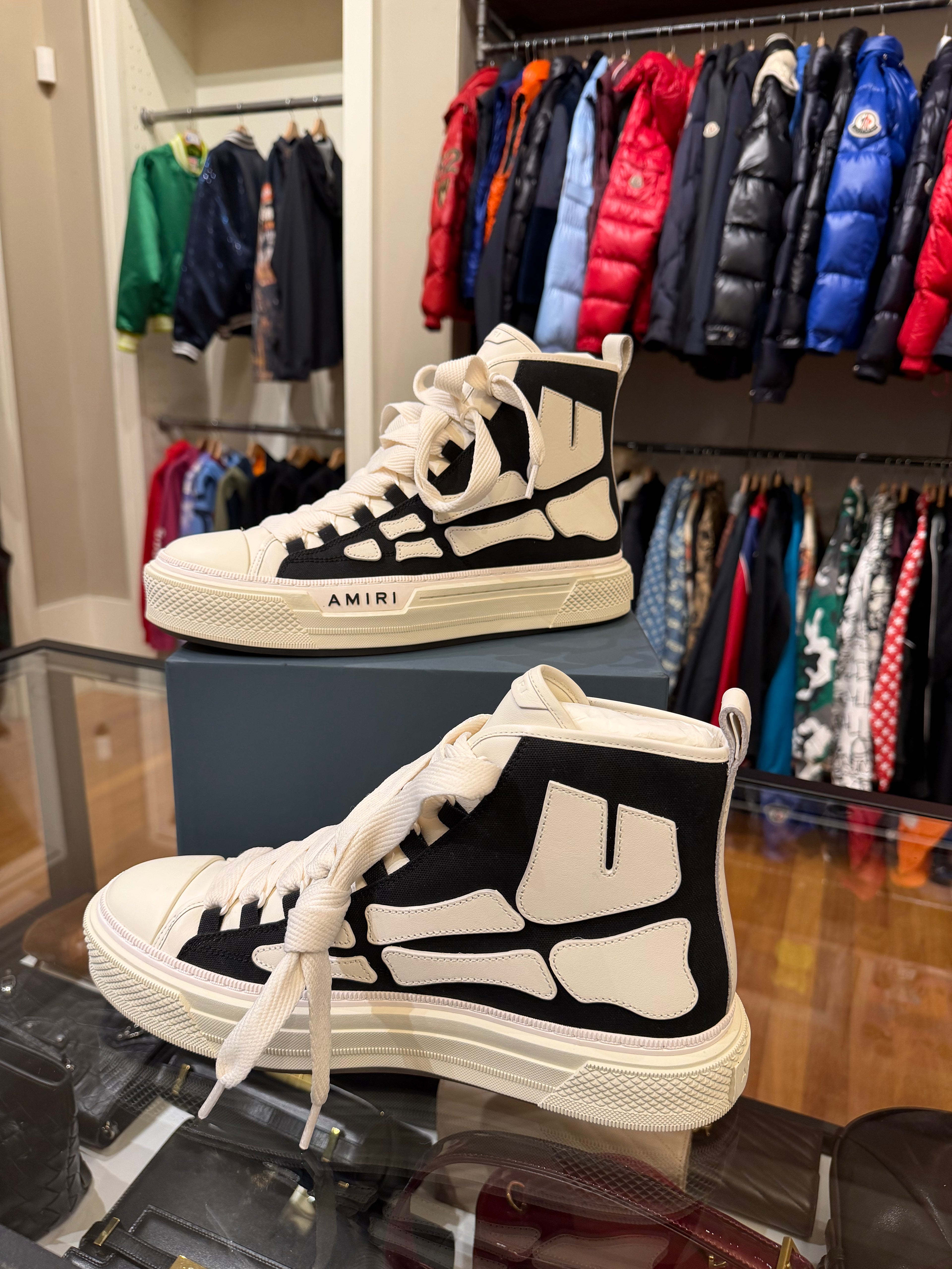 Amiri Skeleton Converse Style Shoes