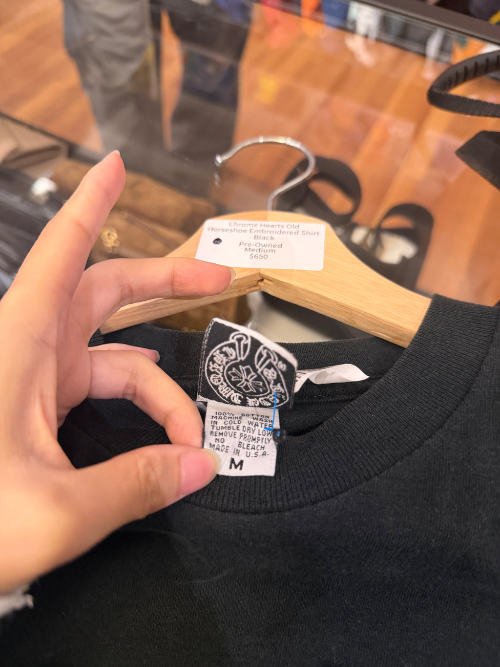 Chrome Hearts Vintage
Horseshoe Embroidered Shirt