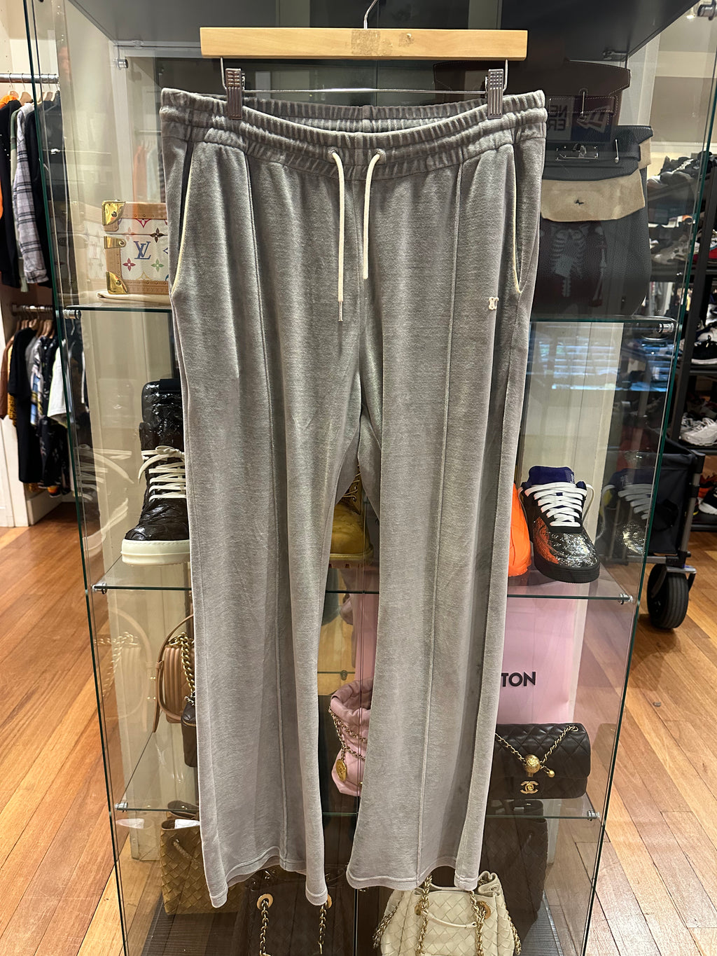 Celine Velour Track Pants
