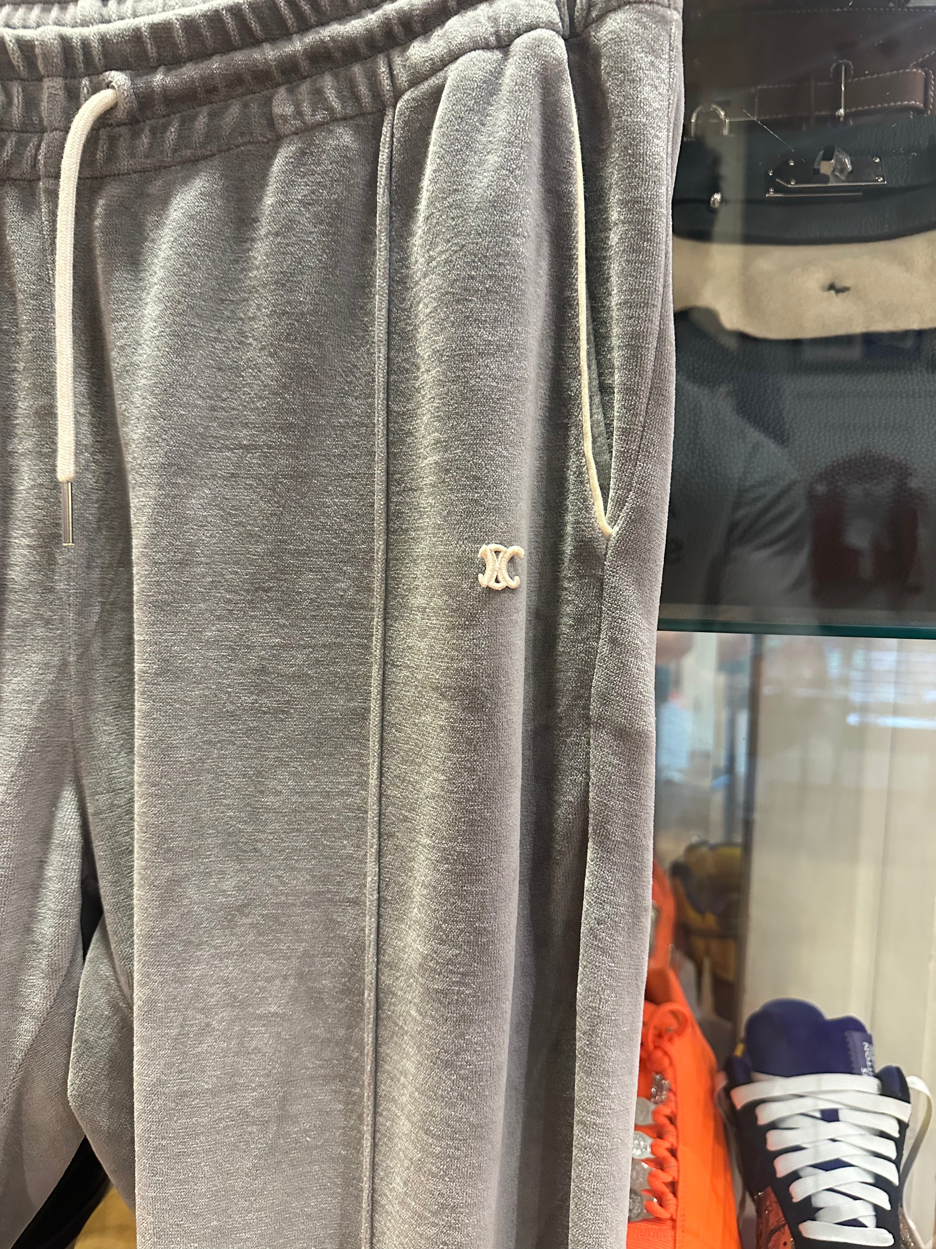 Celine Velour Track Pants