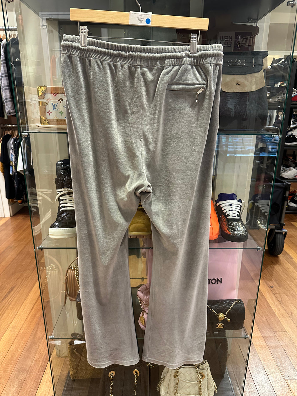 Celine Velour Track Pants