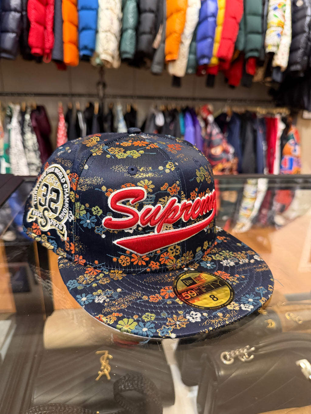 Supreme Floral Jacquard New Era 59Fifty Fitted Hat