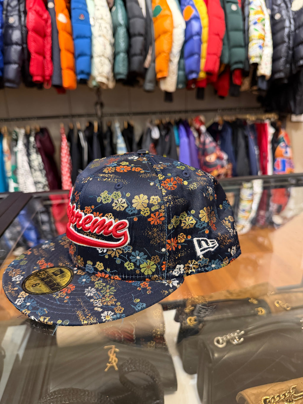 Supreme Floral Jacquard New Era 59Fifty Fitted Hat